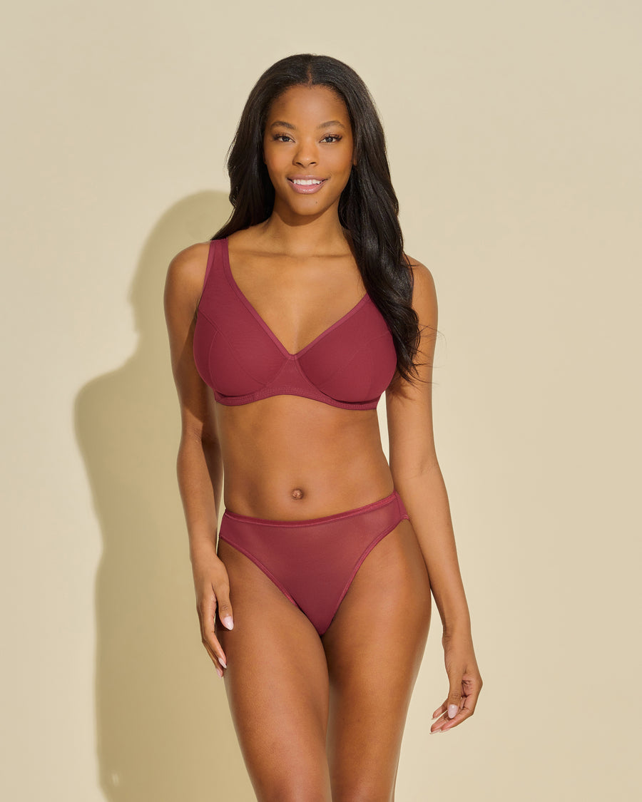 Rossa Slip Sgambati - Soire Confidence Bikini A Vita Alta