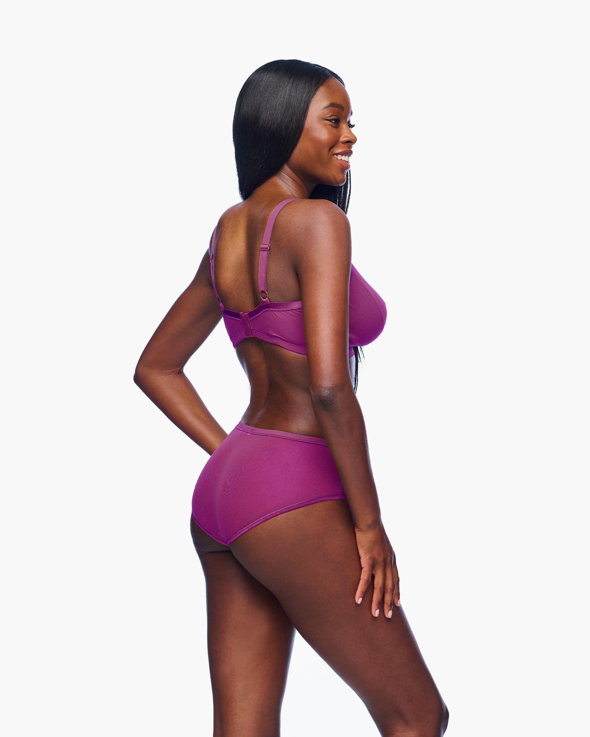 Purple Boyleg - Soire Confidence Boyshort