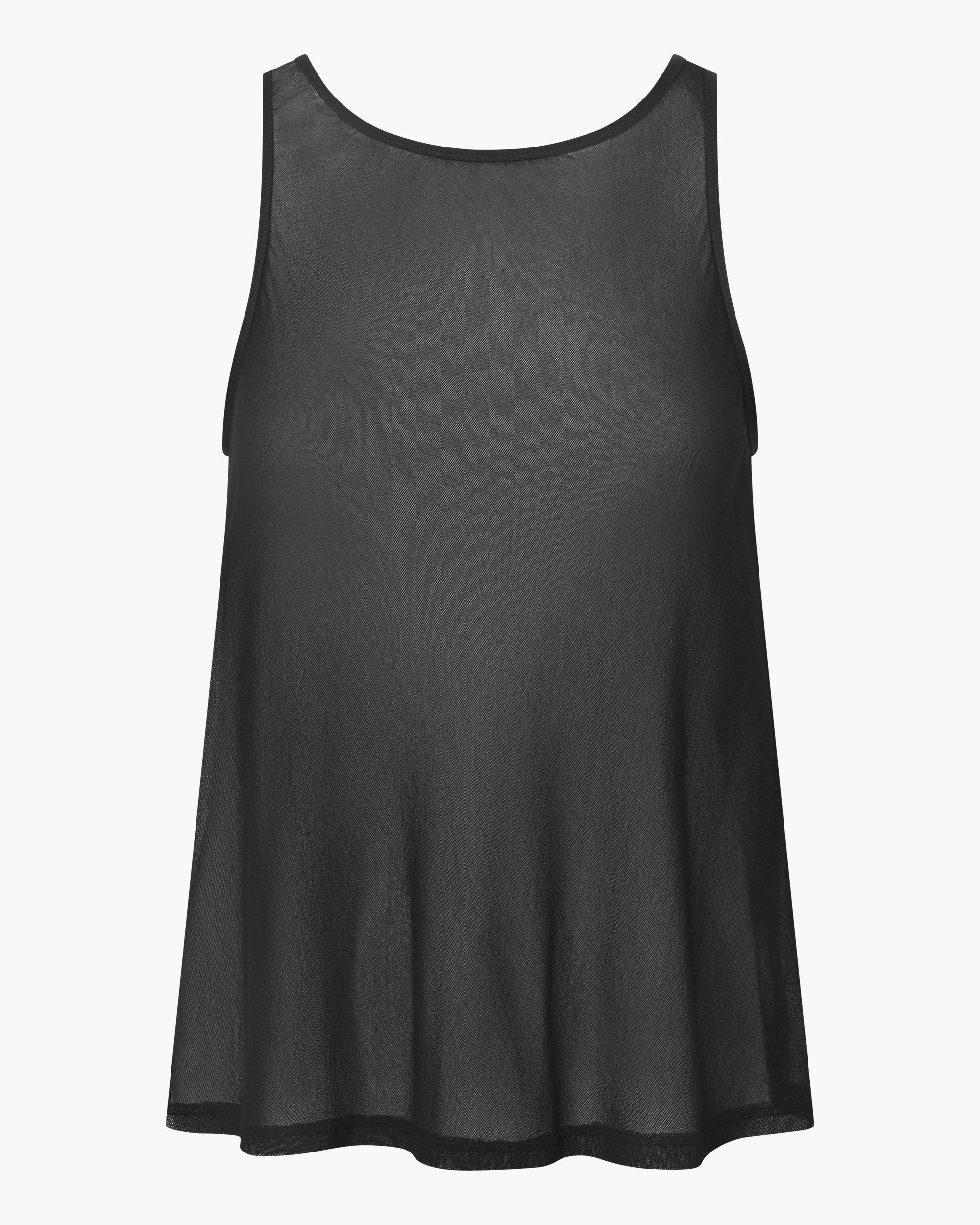 Schwarz Top - Soire Confidence Netz-Tanktop