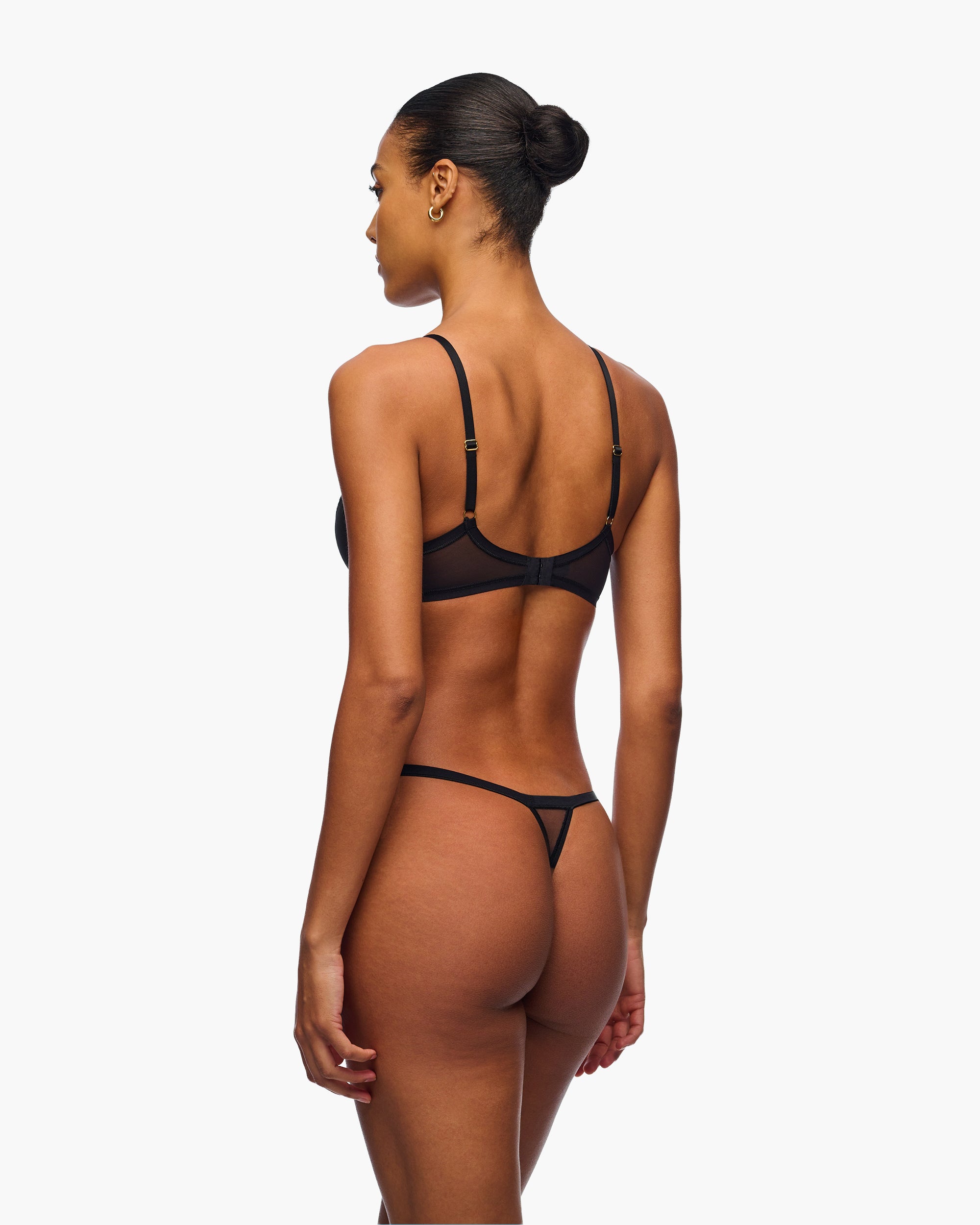 Negro Tangas De Hilo - Soire Iconic Tanga Hilo