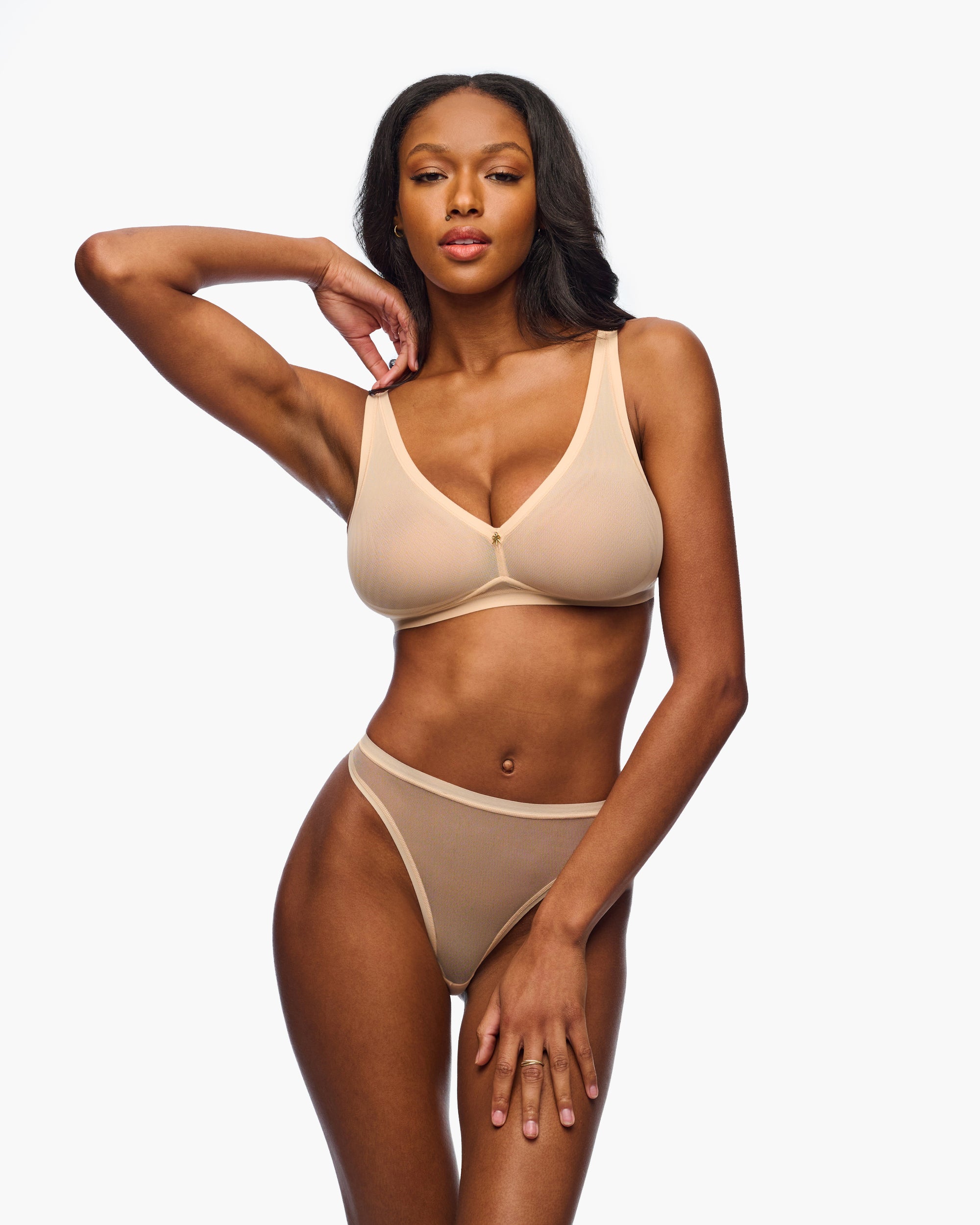 Beige Bralette - Soire Iconic Curvy-Bralette