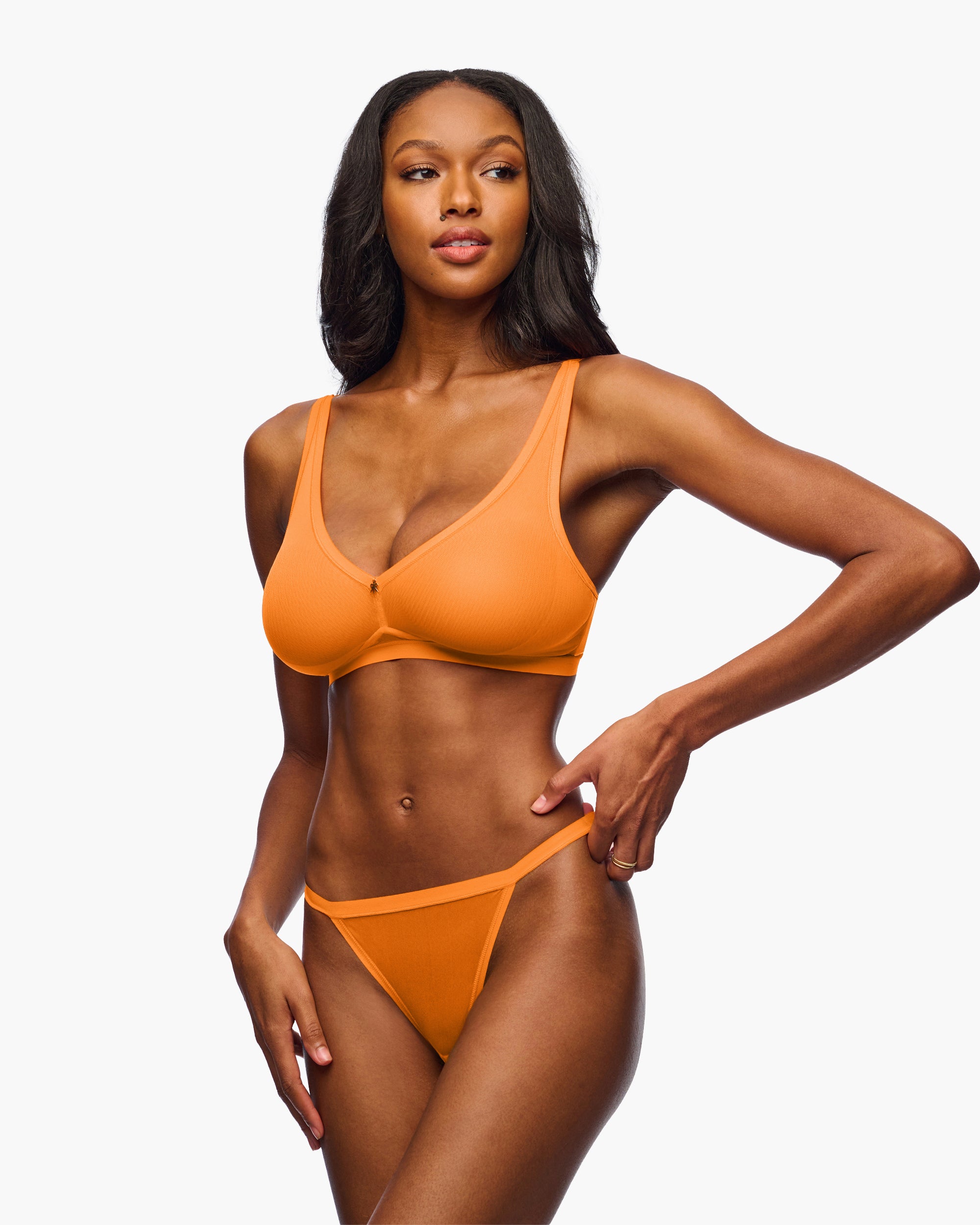 Orange Bralette - Soire Iconic Bralette Curvy