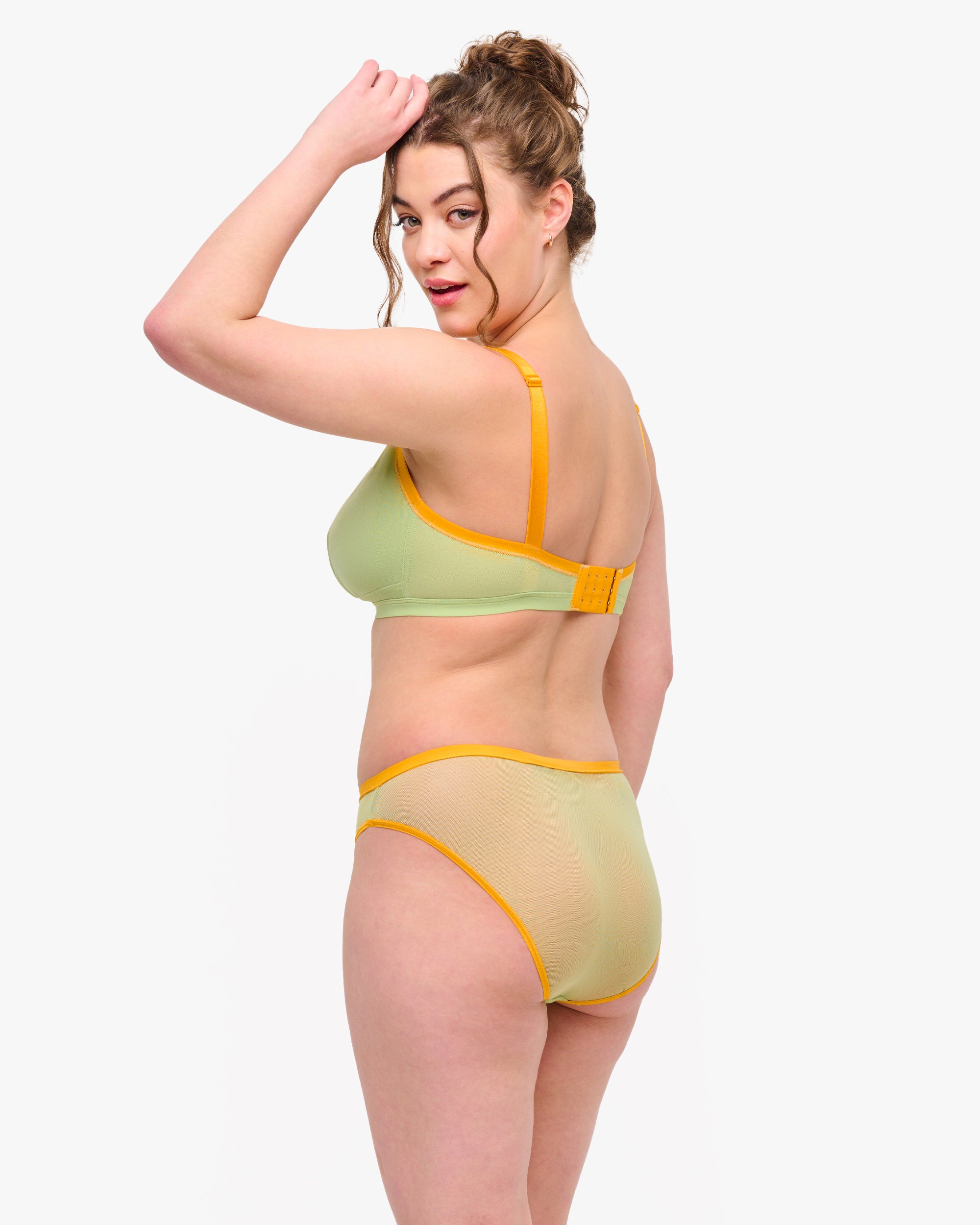 Verte Culotte Style Bikini - Soire Limoneto Bikini Échancré