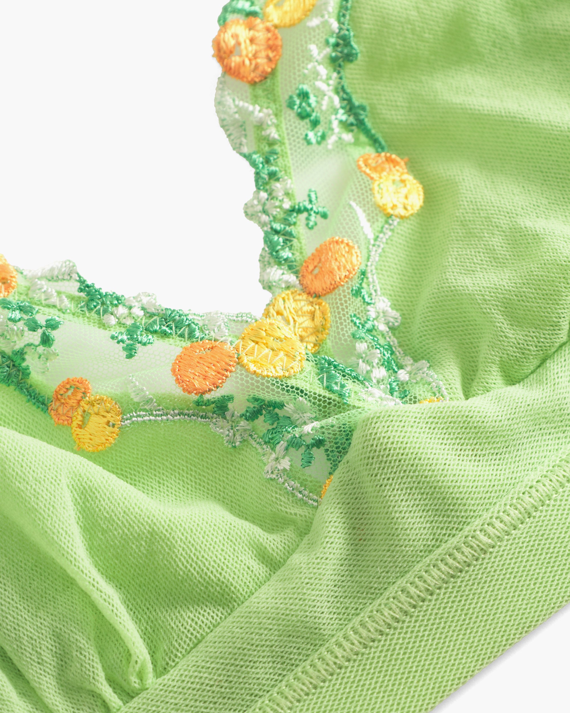 Green Bralette - Soire Limoneto Curvy Bralette