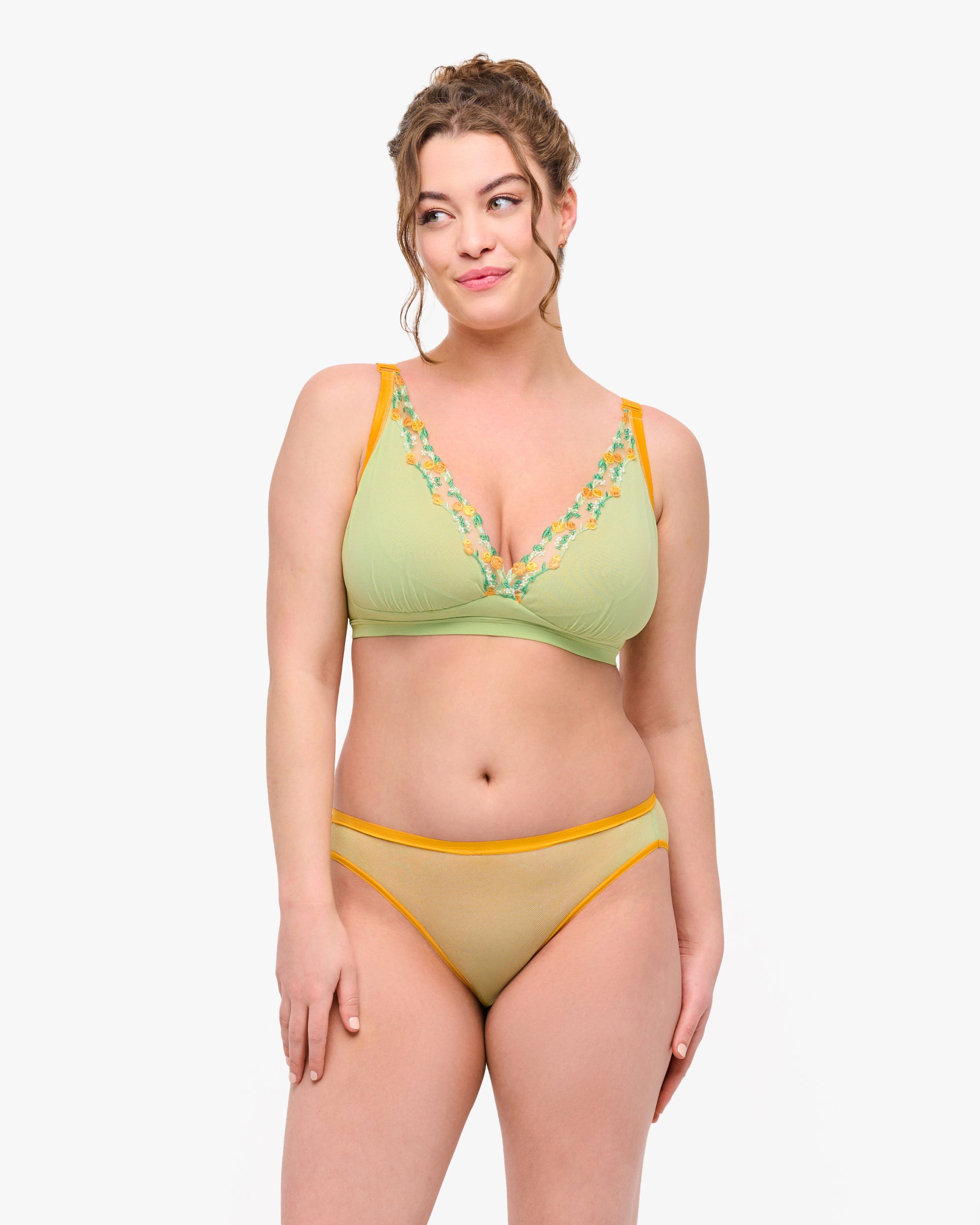 Grün Bralette - Soire Limoneto Curvry Bralette