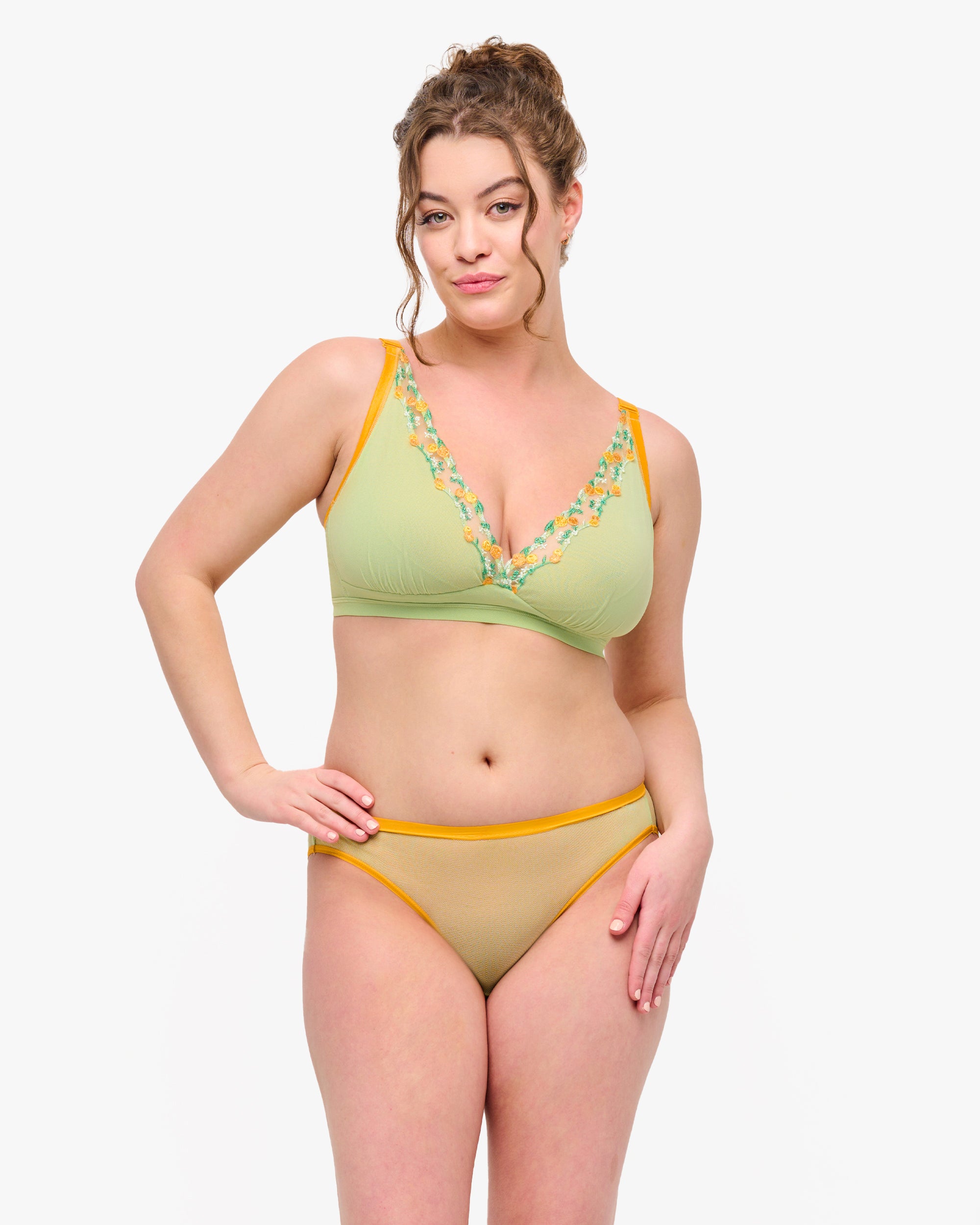 Grün Bralette - Soire Limoneto Curvry Bralette