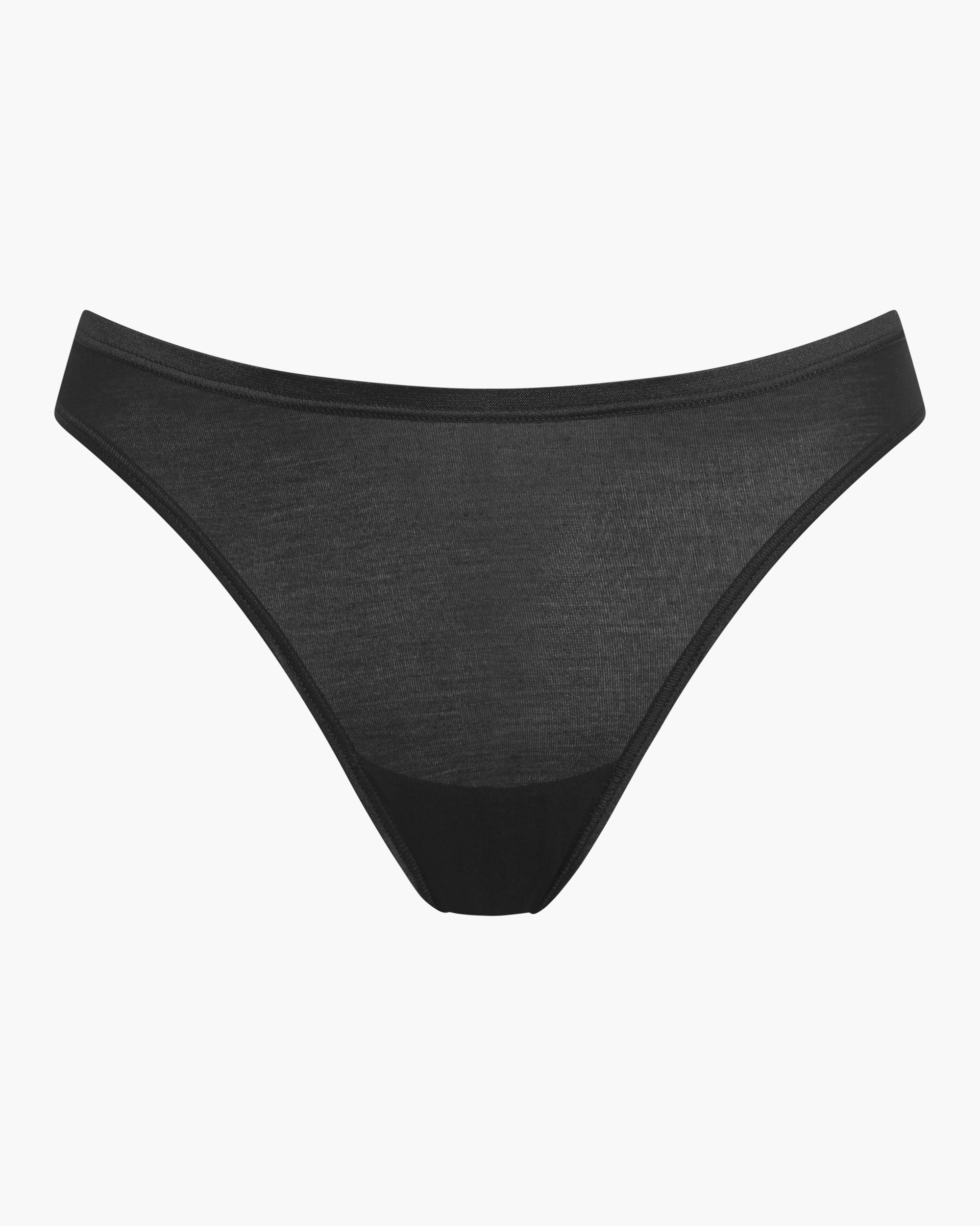 Black Thong - Talco Low Rise Thong