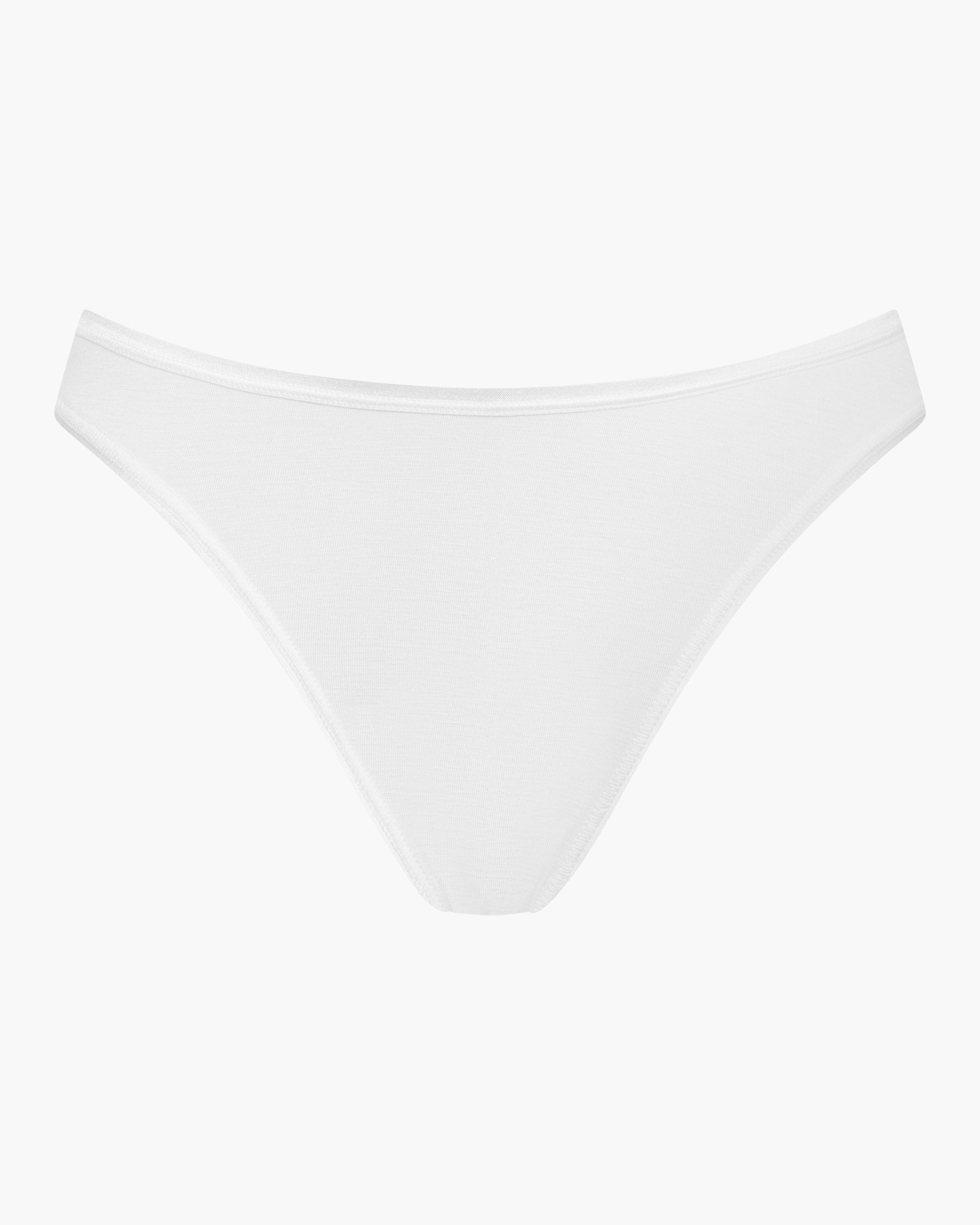 White Thong - Talco Low Rise Thong
