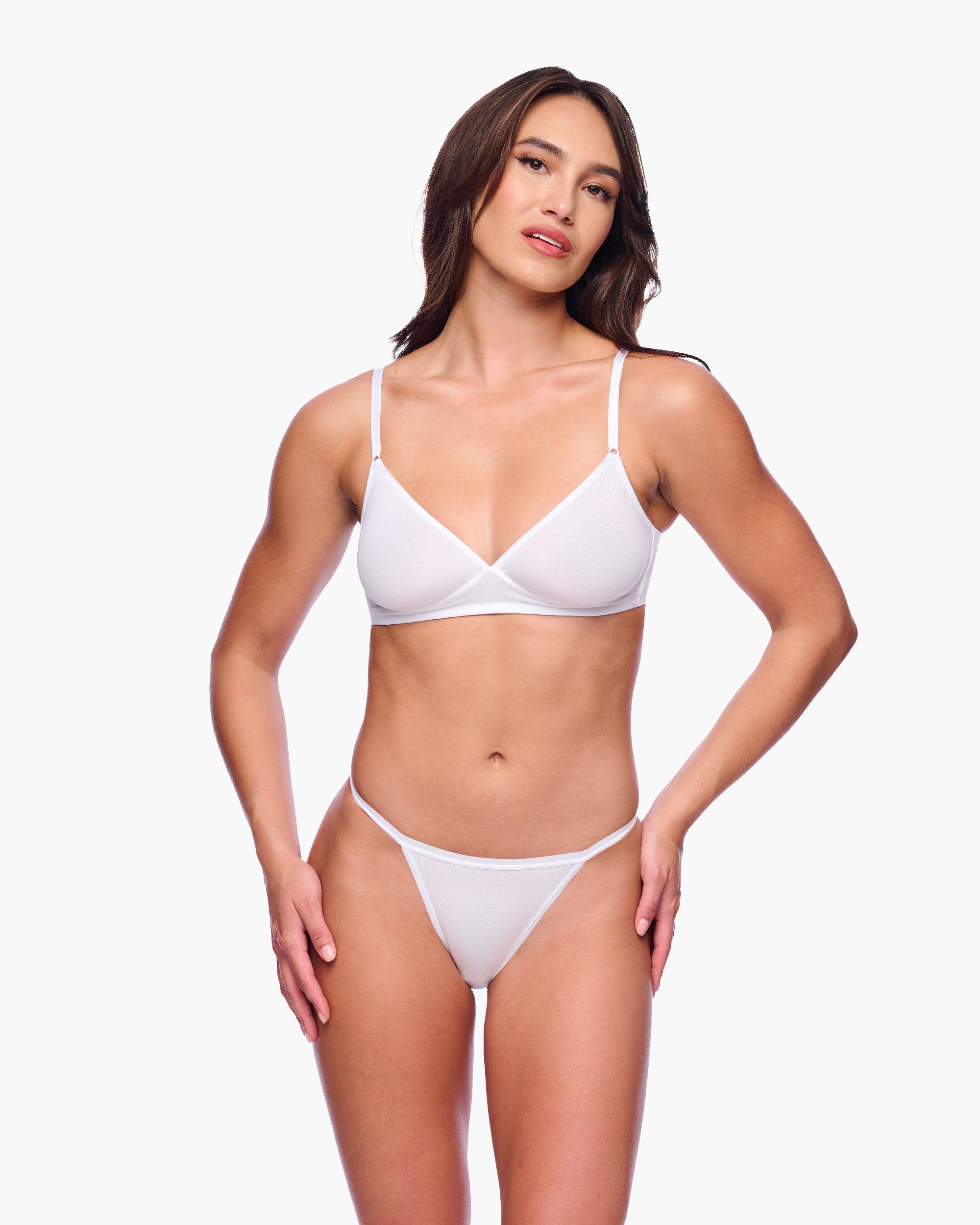 Blanc Culotte Style Bikini - Talco Bikini String