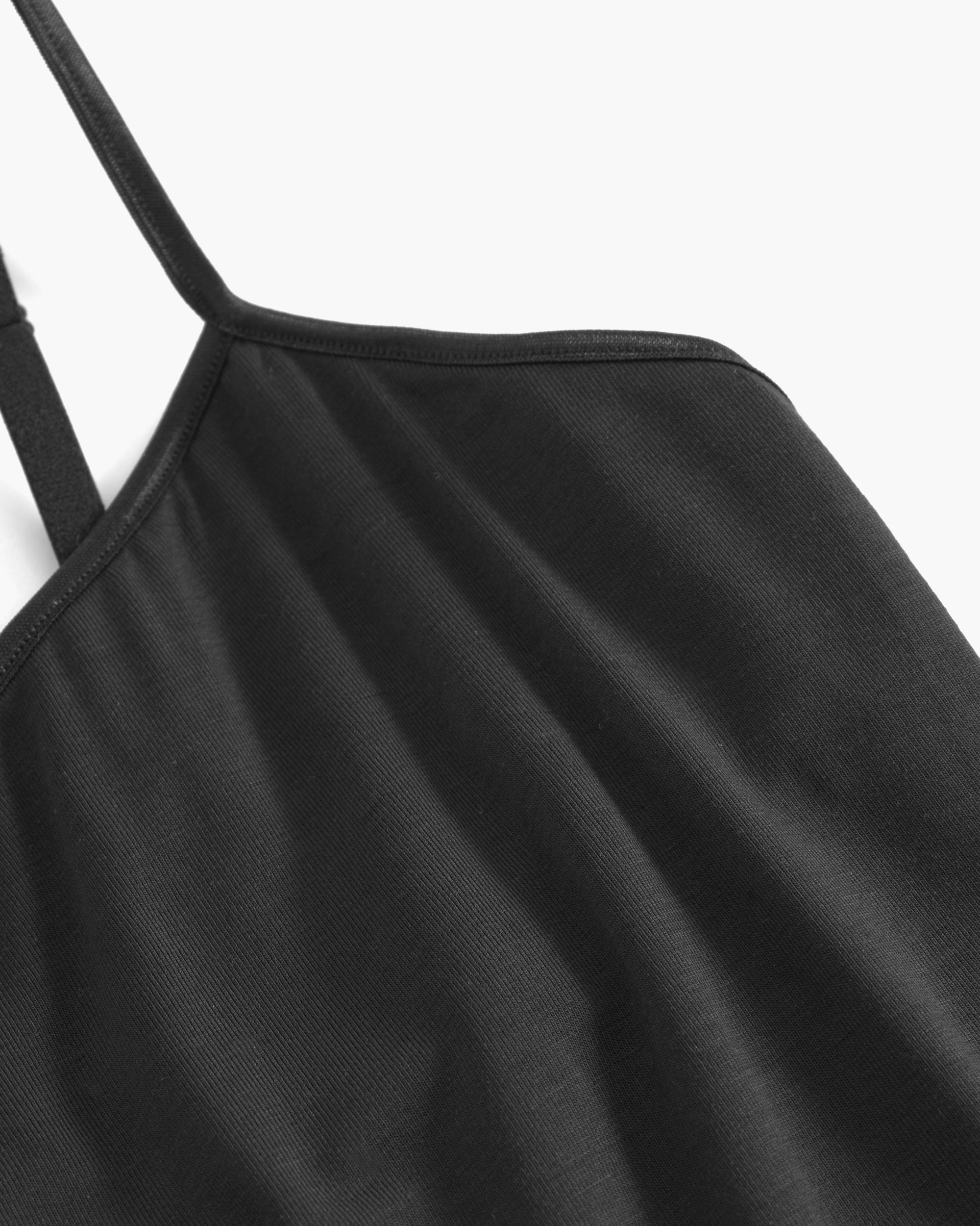 Negro Camisolas - Talco Camisola Larga