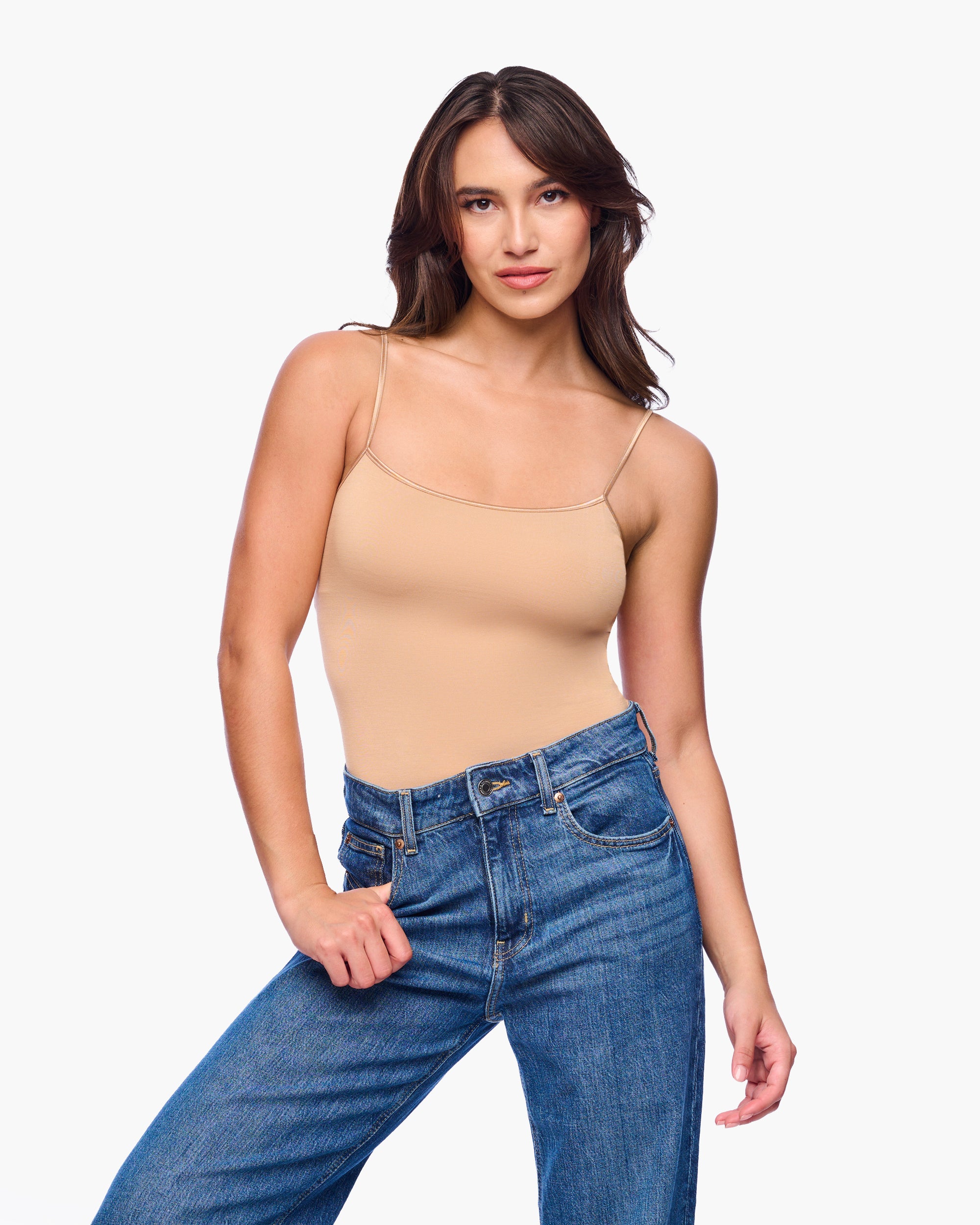 Beige Camisole - Talco Long Camisole