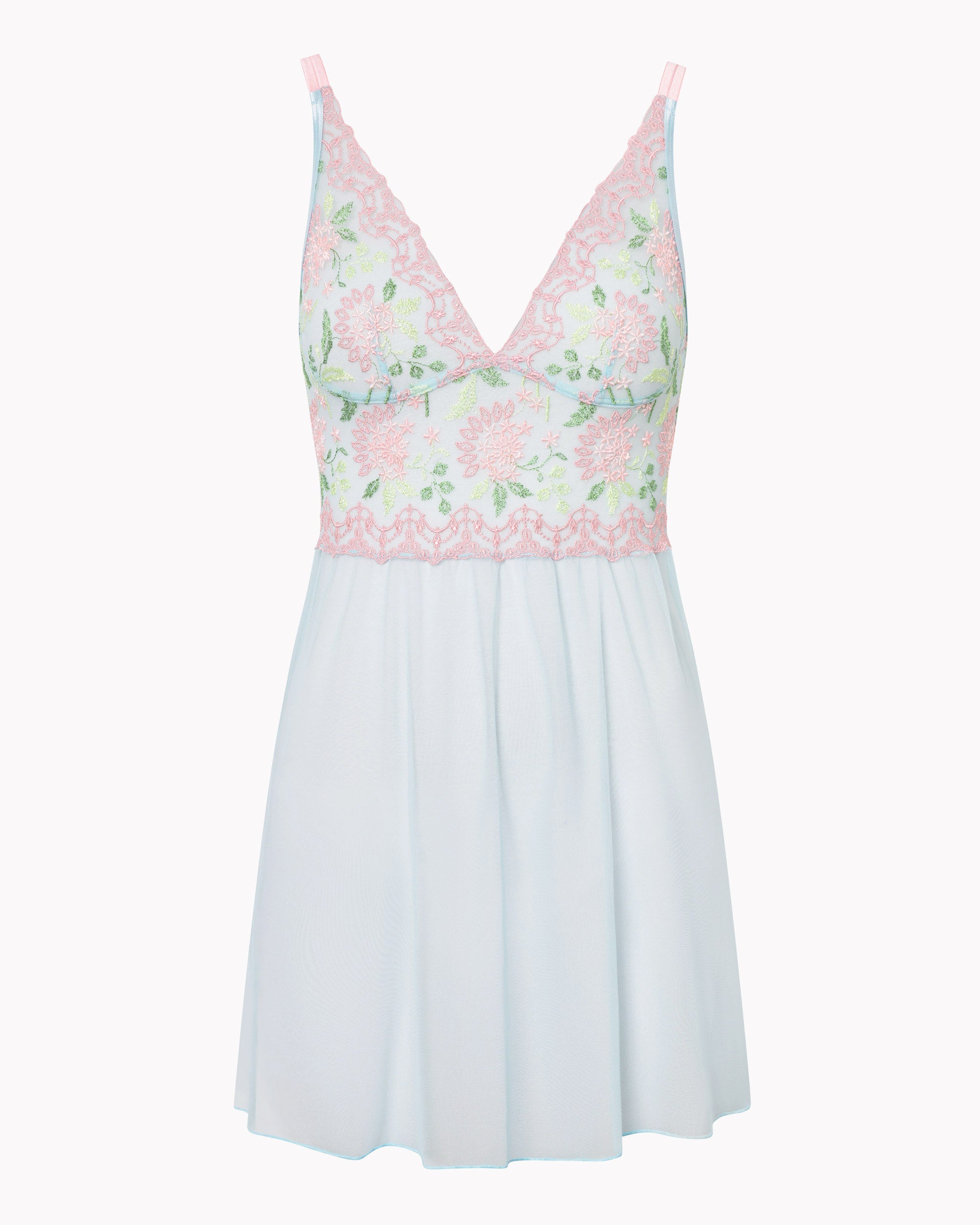 Bleue Chemise De Nuit - Ushuaya Nuisette