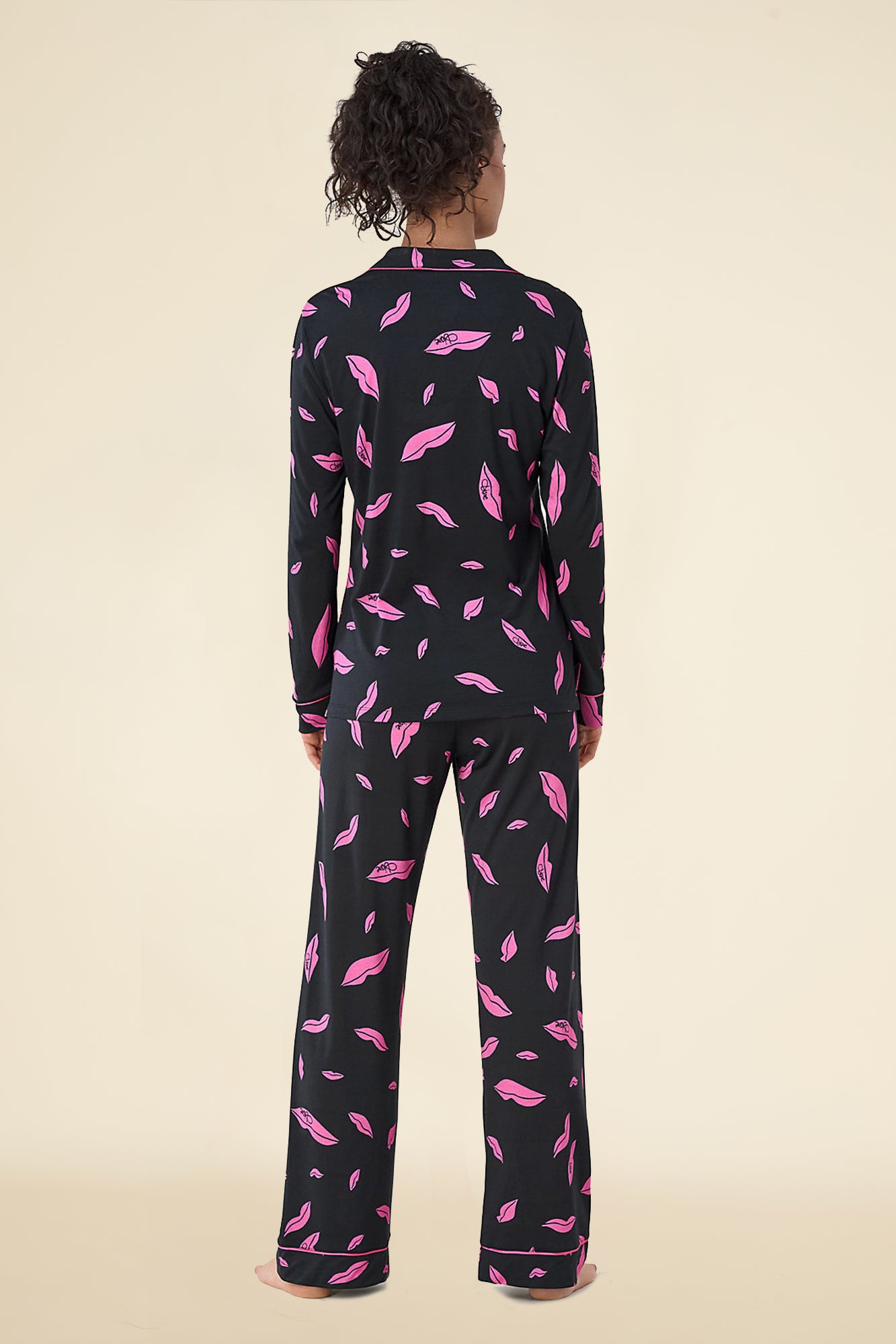 Gedruckt Set - DVF Bella Long Sleeve Top & Pant Pajama Set