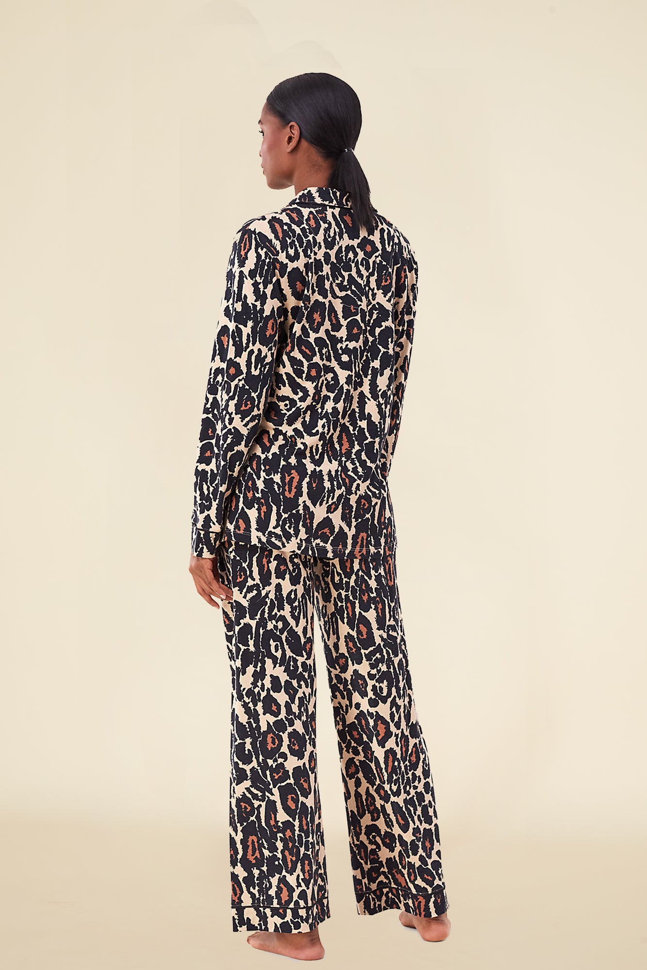 Gedruckt Set - DVF Bella Long Sleeve Top & Pant Pajama Set