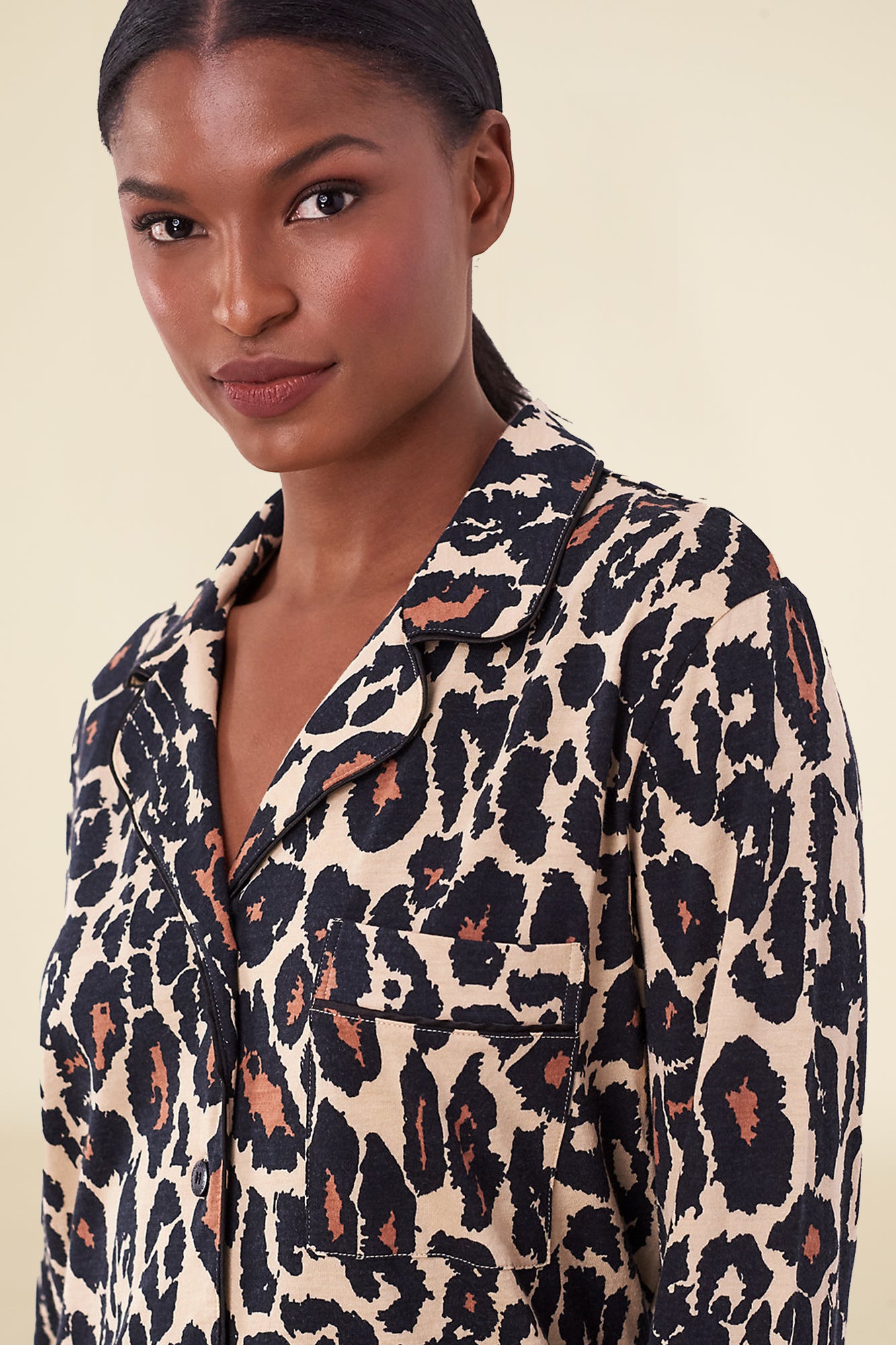 Print Set - DVF Bella Long Sleeve Top & Pant Pajama Set