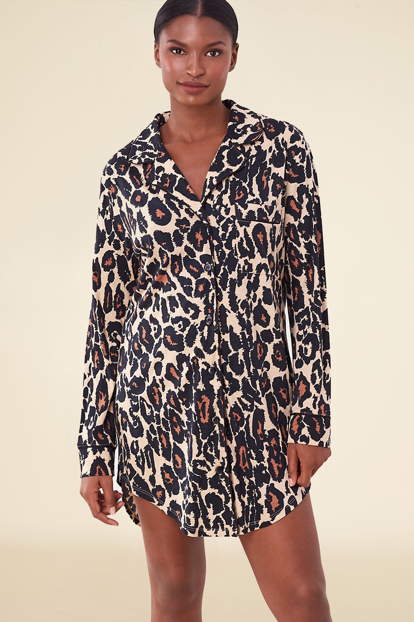 Imprimé Ensemble - DVF Bella Long Sleeve Sleep Shirt