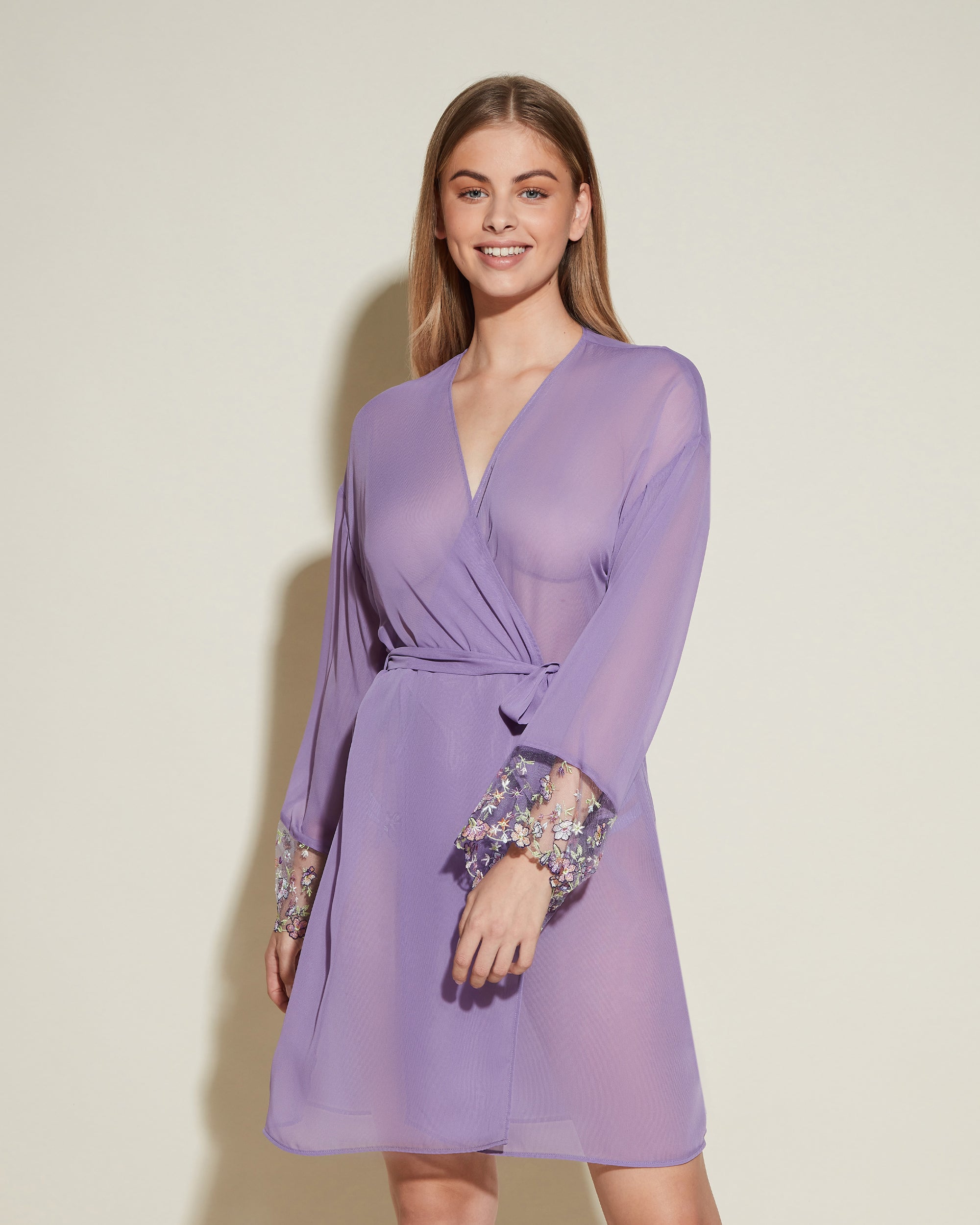Violette Robe De Chambre - Abri Peignoir