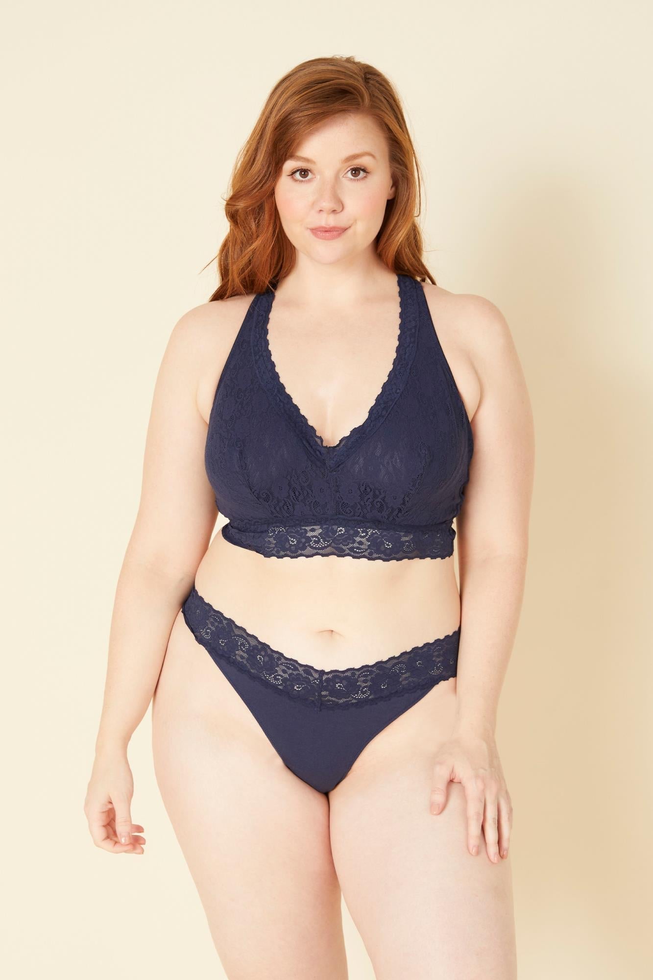 Blue Thong - Cosabella Amore Adore Extended Thong