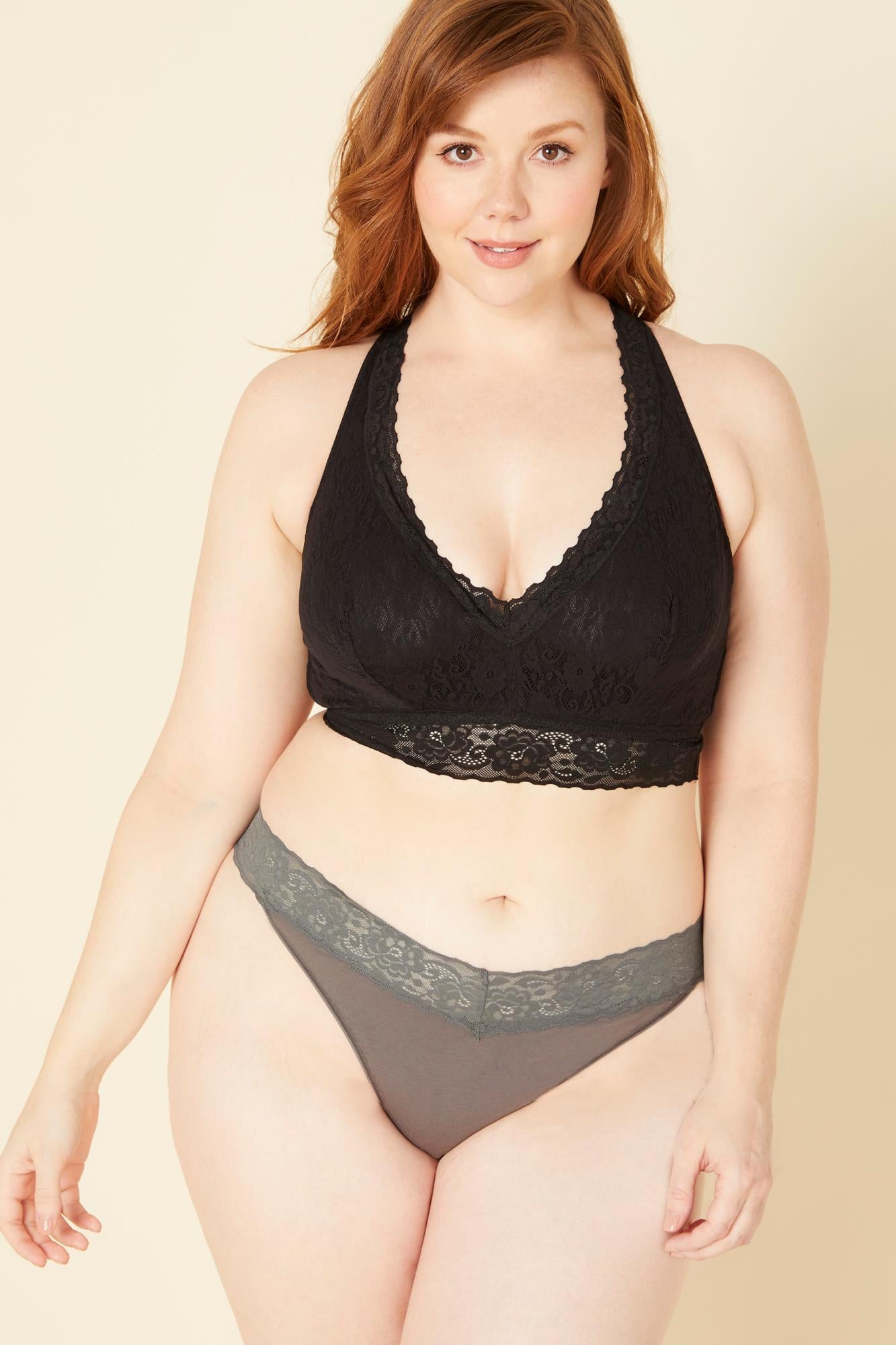 Grise String - Cosabella Amore Adore String Ficelle Taille Basse Grande Taill