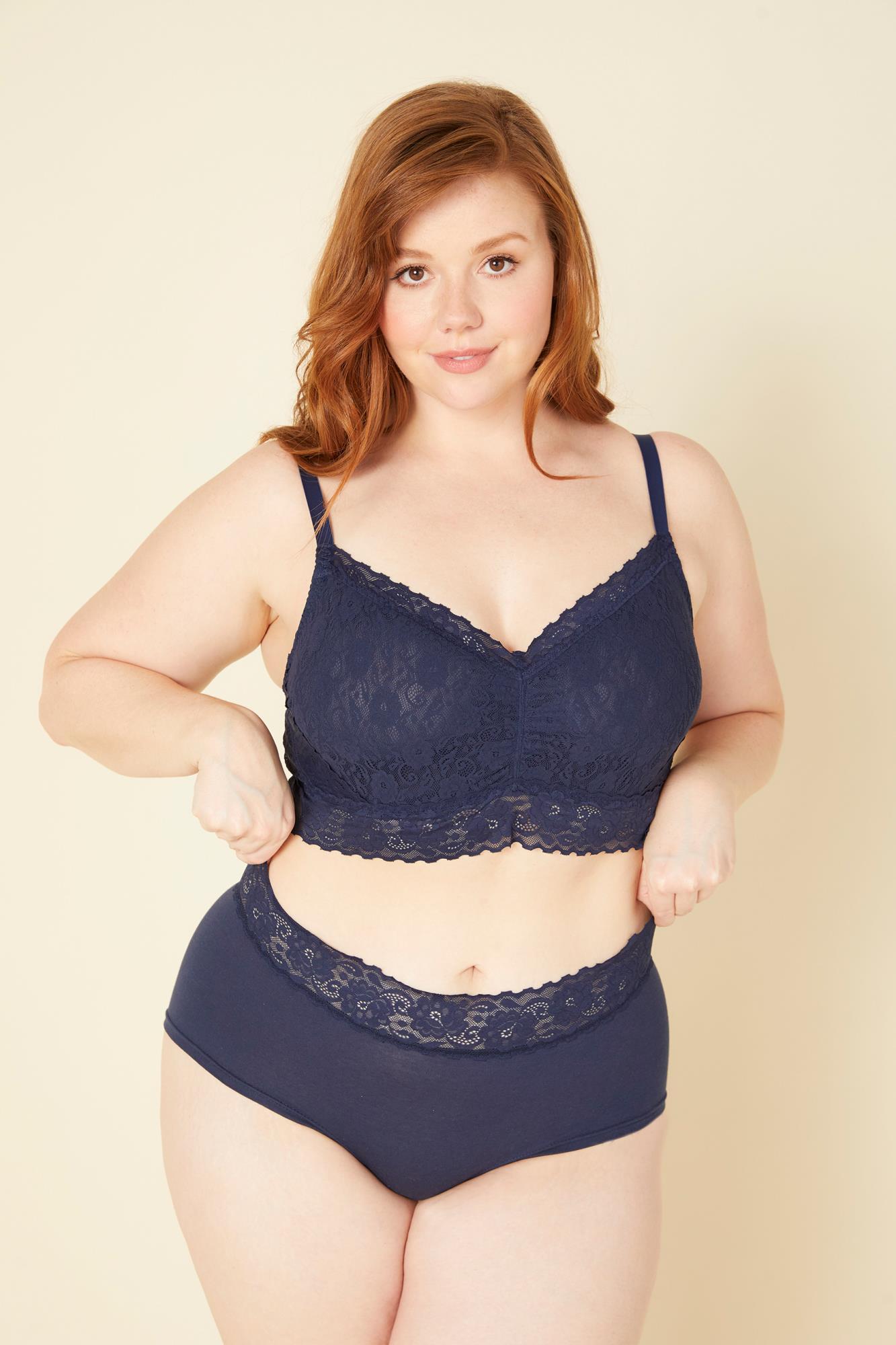 Bleue Shorty - Cosabella Amore Adore Shorty Taille Basse - Grande Taille