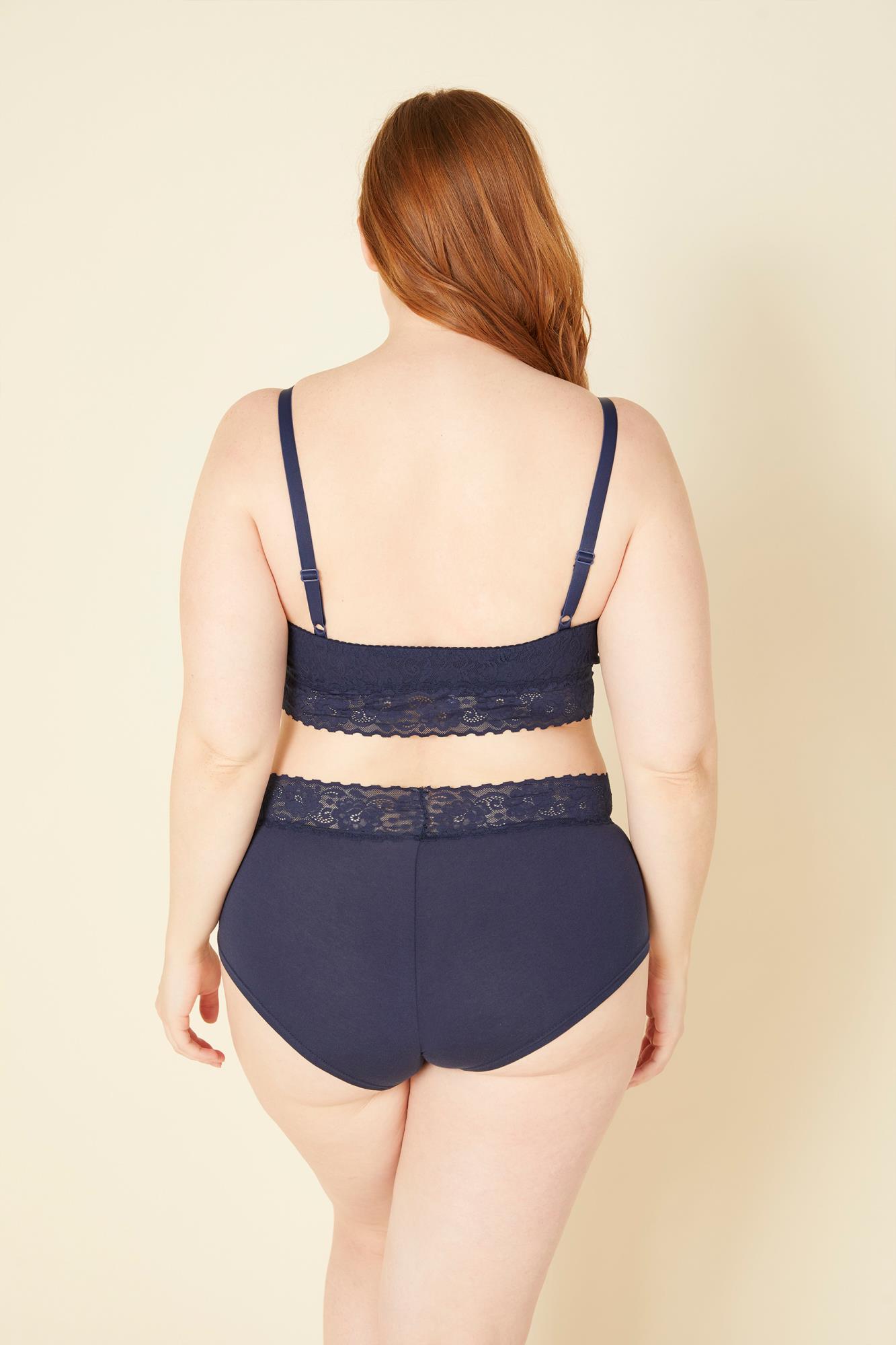 Blau Hotpants - Cosabella Amore Adore Übergröße Tief Sitzender Panty