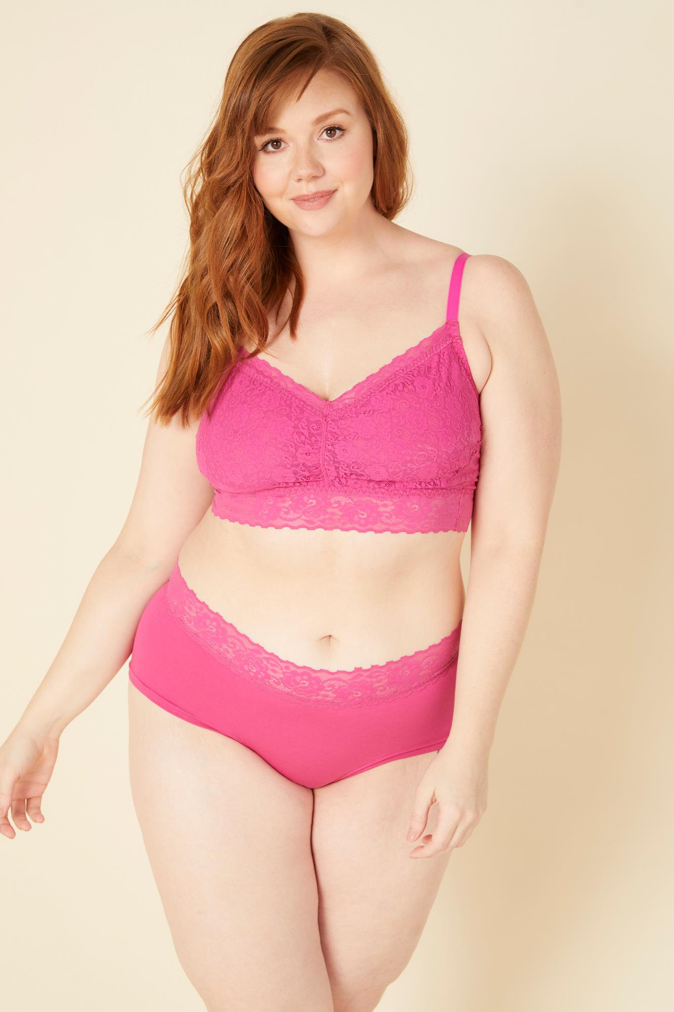 Rosada Culottes - Cosabella Amore Adore Grandes Tailles - Culote De Tiro Bajo