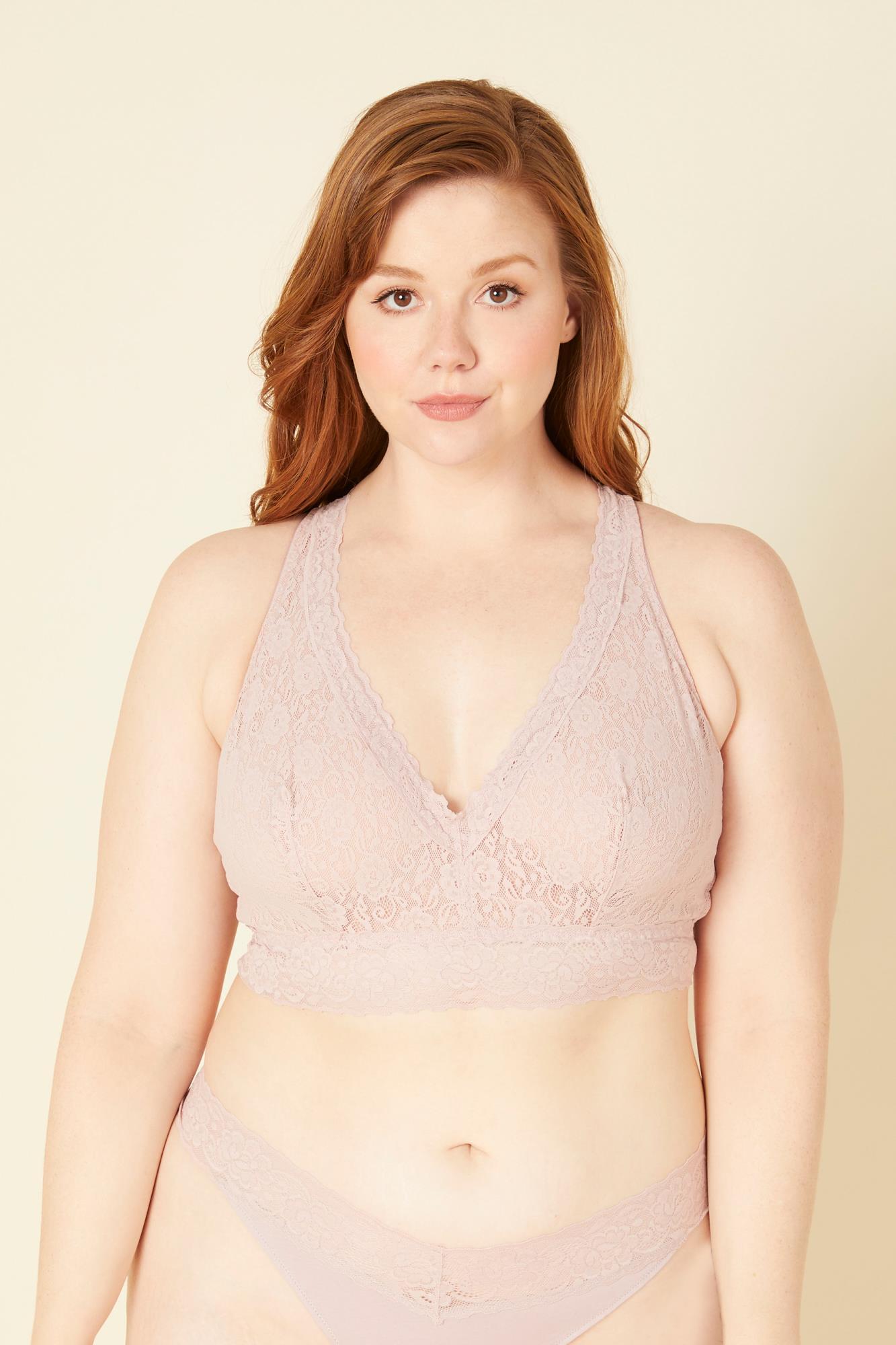 Lila Bralette - Cosabella Amore Adore Übergröße Racerback-Ralette