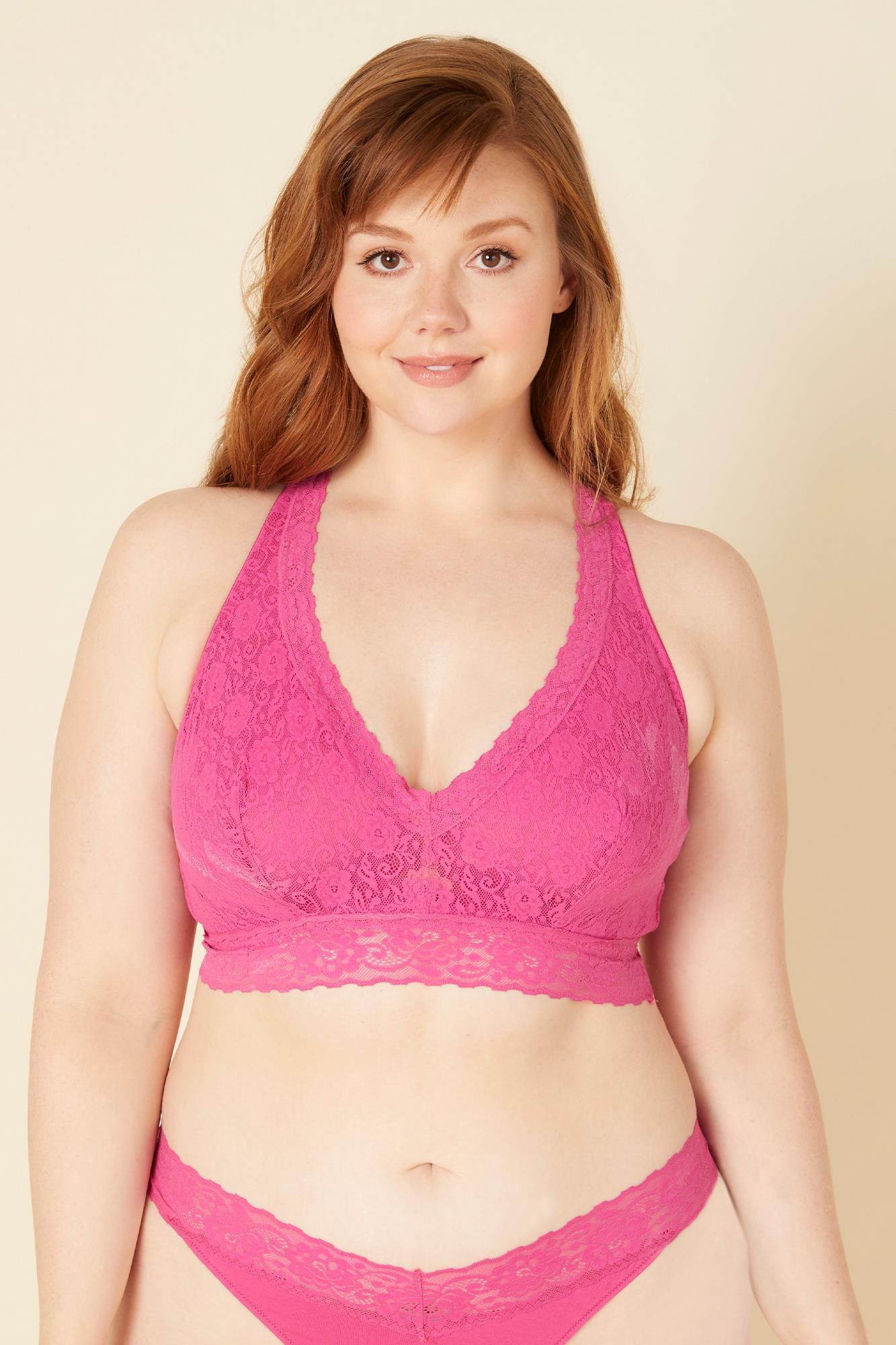 Rosa Bralette - Cosabella Amore Adore Bralette Extended Con Spalline Incrociate