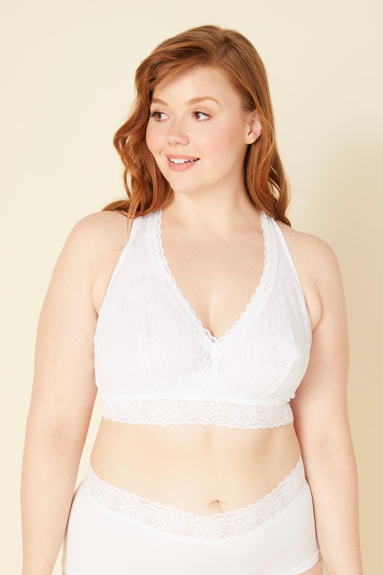 White Bralette - Cosabella Amore Adore Extended Racerback Bralette
