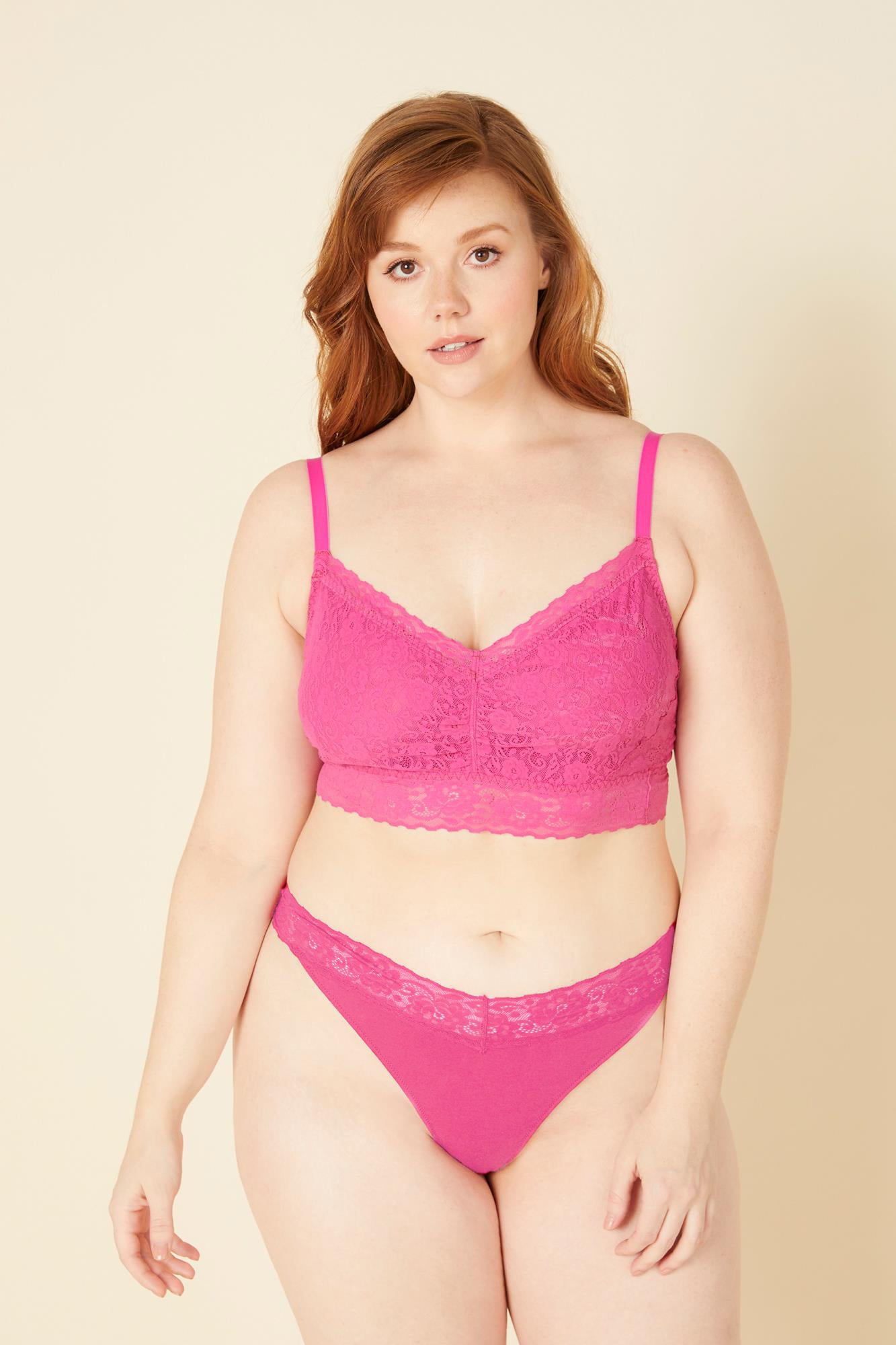 Rosa Bralette - Cosabella Amore Adore Übergröße Bralette