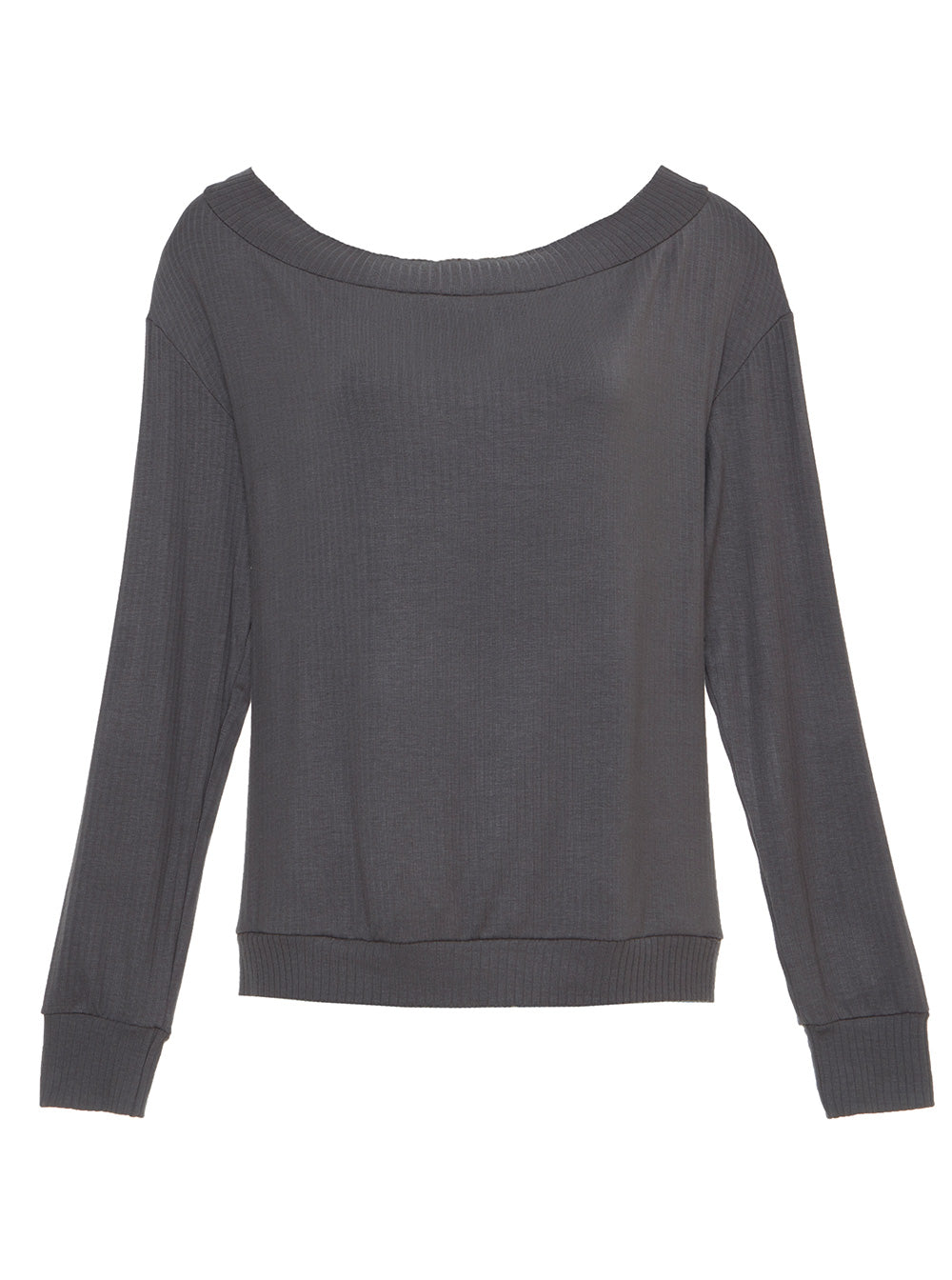 Grigio Top, Alessandra Top A Maniche Lunghe