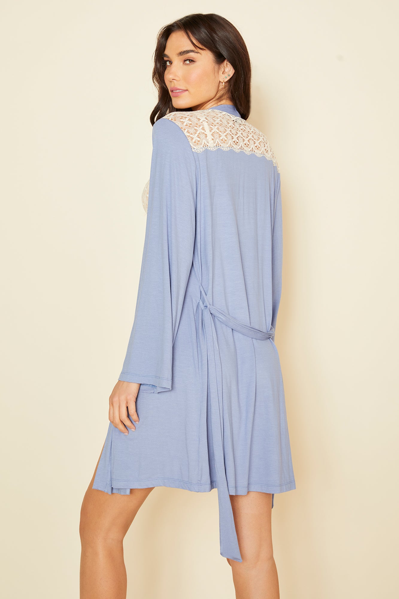 Bleue Robe De Chambre - Alessia Robe De Chambre