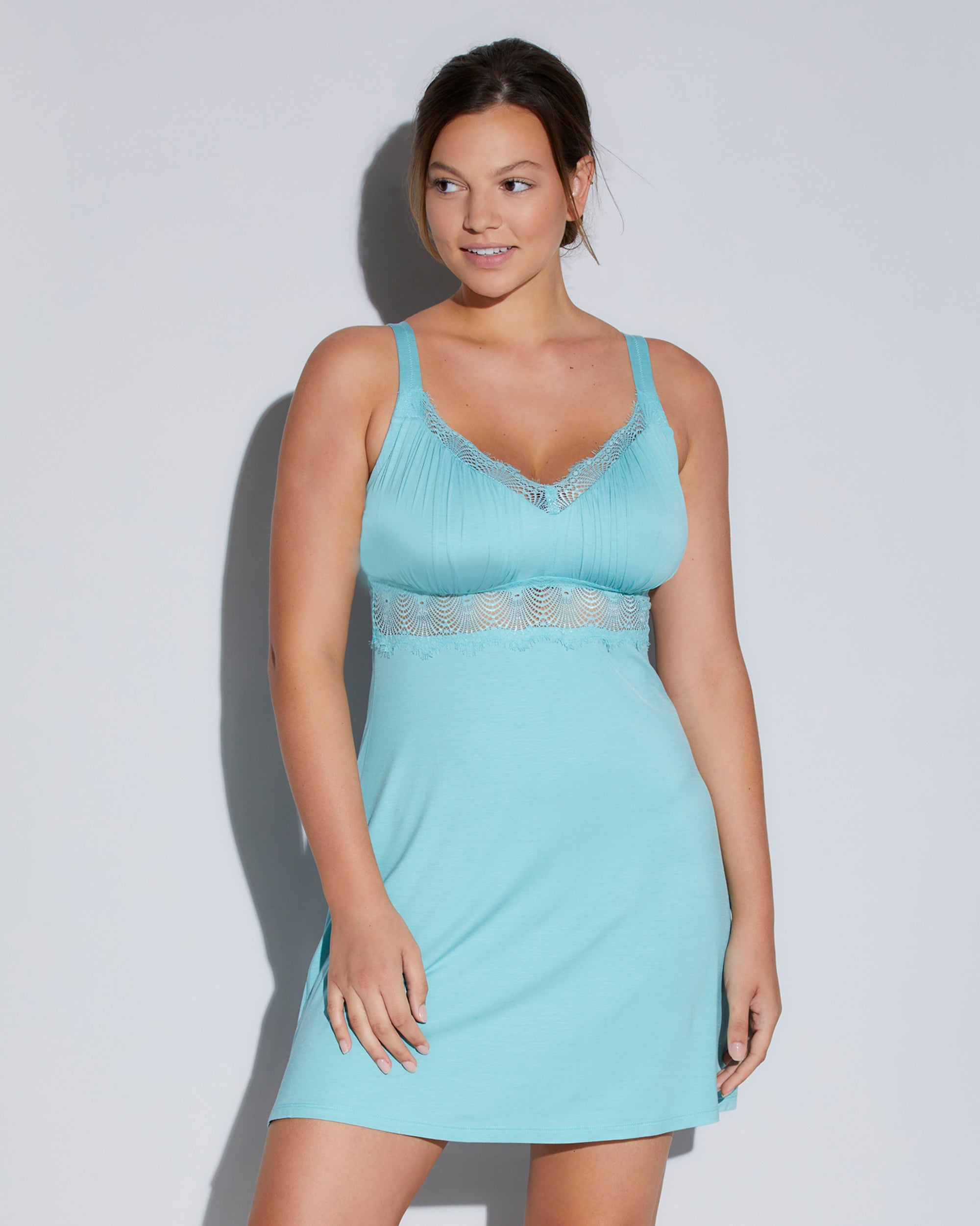 Azul Camisones - Allure Sleep Camisón Curvy