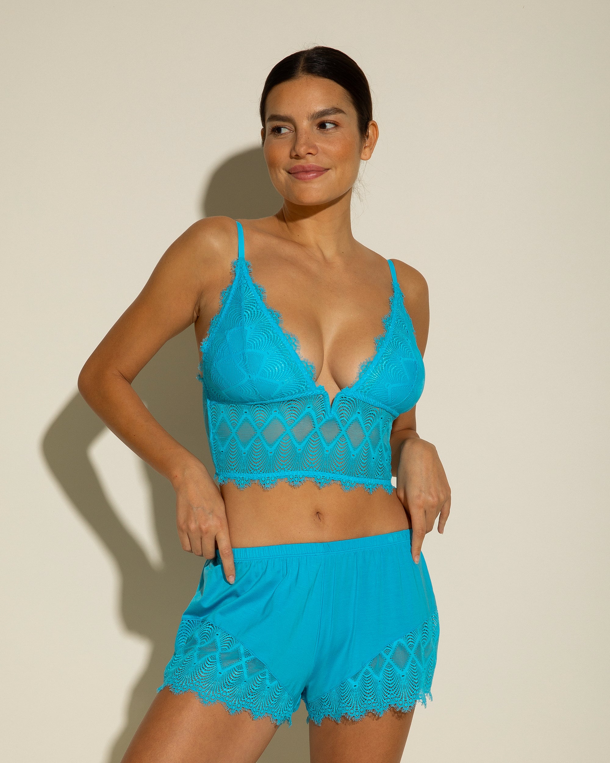 Blu Set - Allure Sleep Canottiera E Boxer
