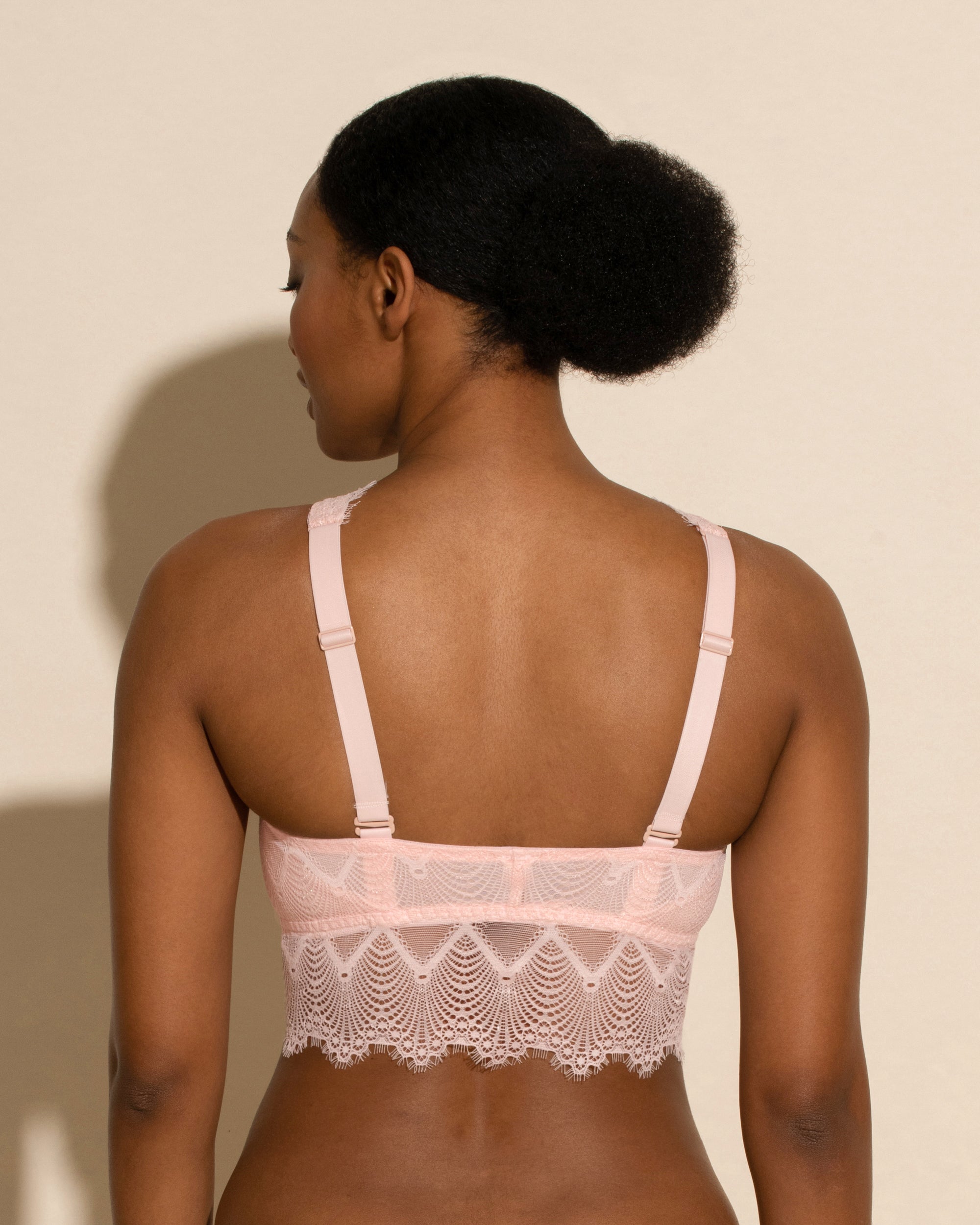 Rosa Bralette - Allure Bralette Curvy Con Scollatura Prfonda