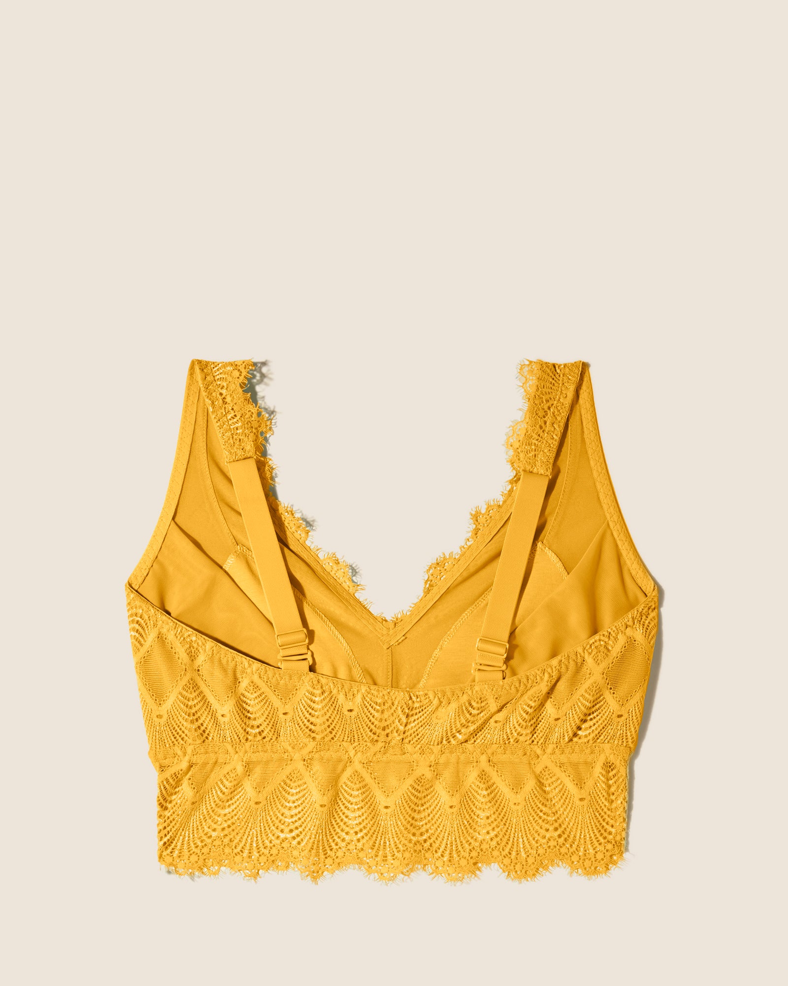 Gelb Bralette - Allure Curviy Bralette Mit Tiefem Ausschnitt