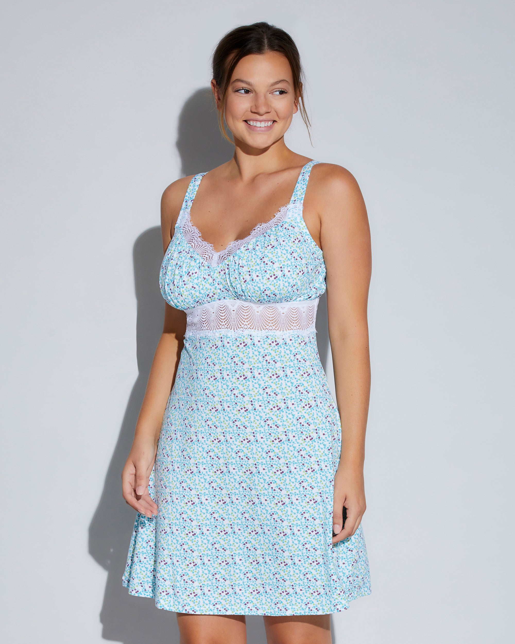 Blau Negligé - Allure Curvy Hemdchen