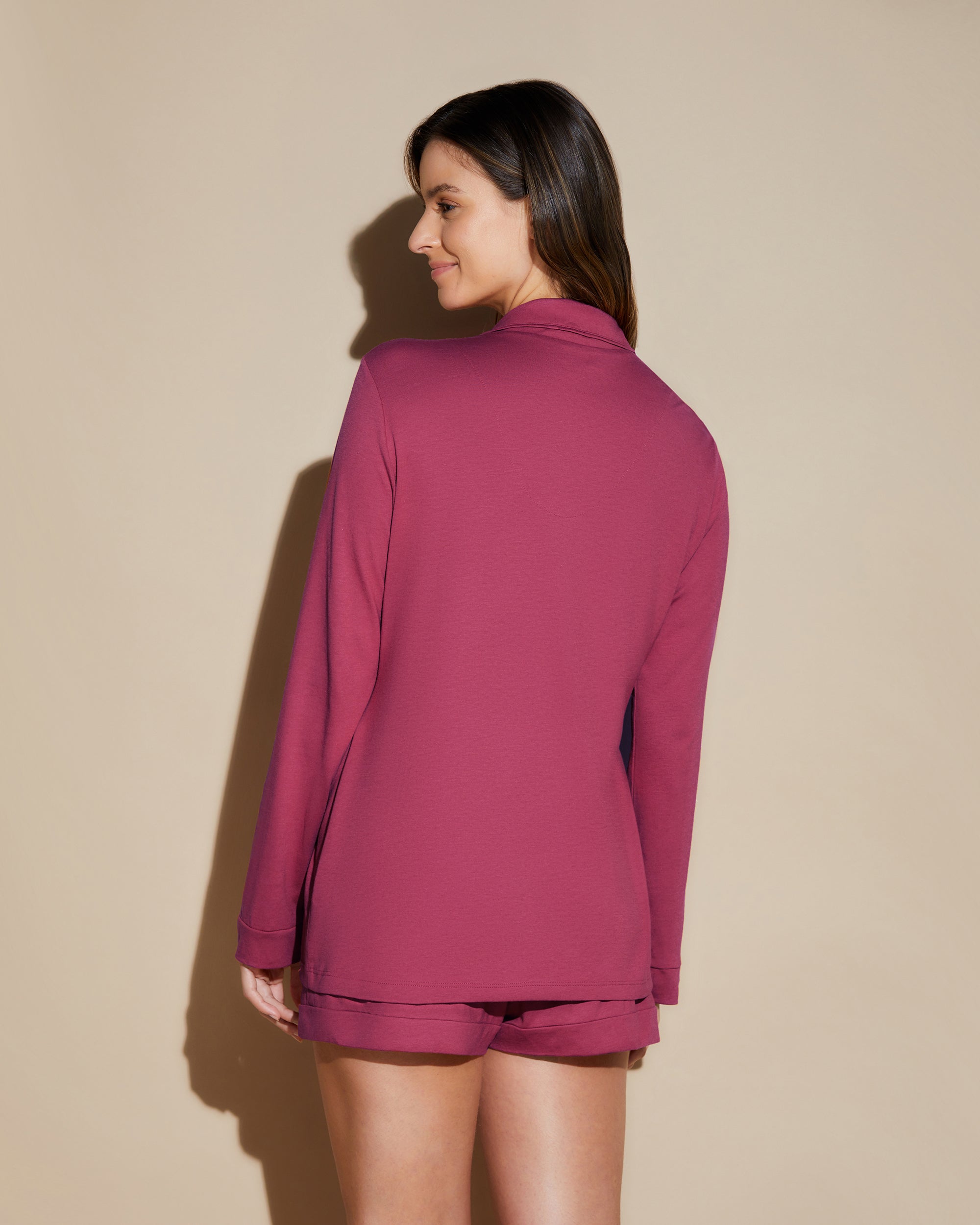 Rouge Ensemble - Bella Haut Manches Longues & Short De Pyjama