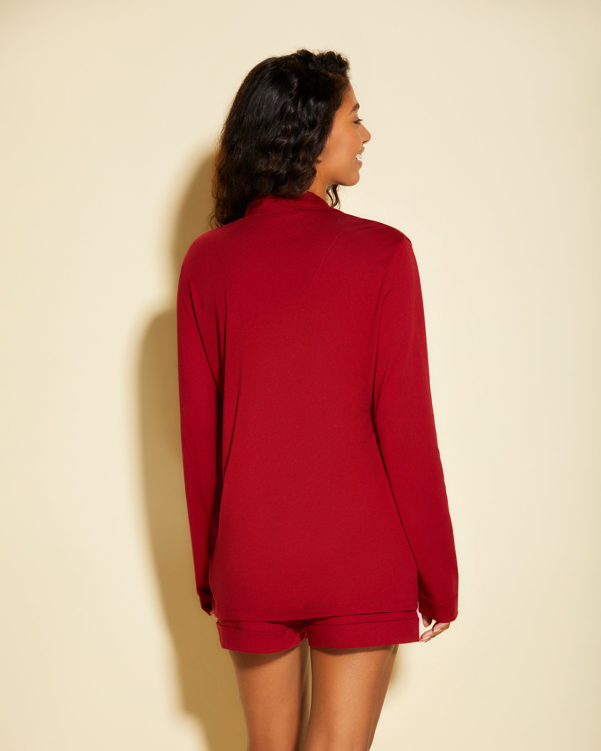 Rouge Ensemble - Bella Haut Manches Longues & Short De Pyjama