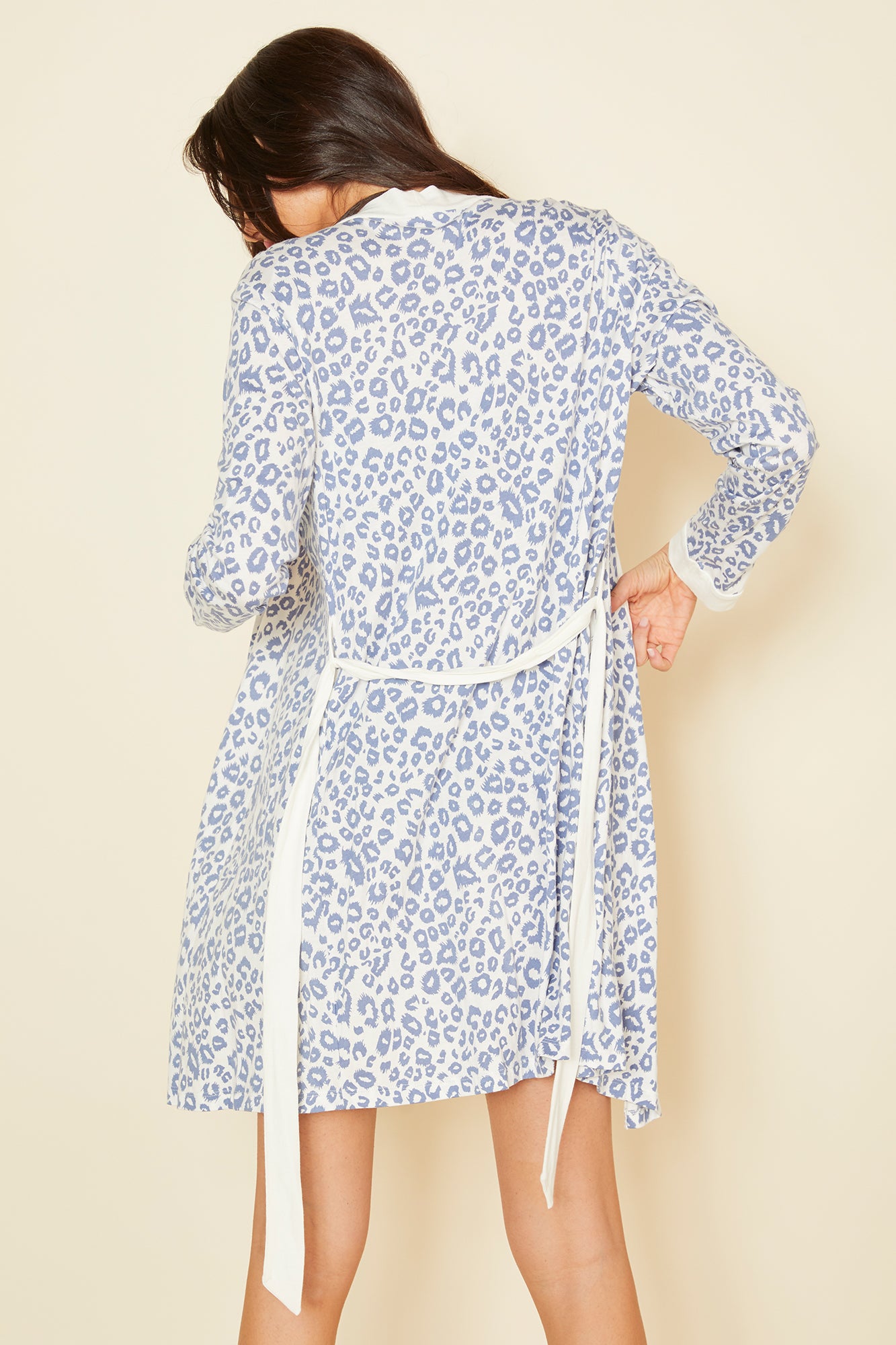 Azul Batas - Bella Printed Bata