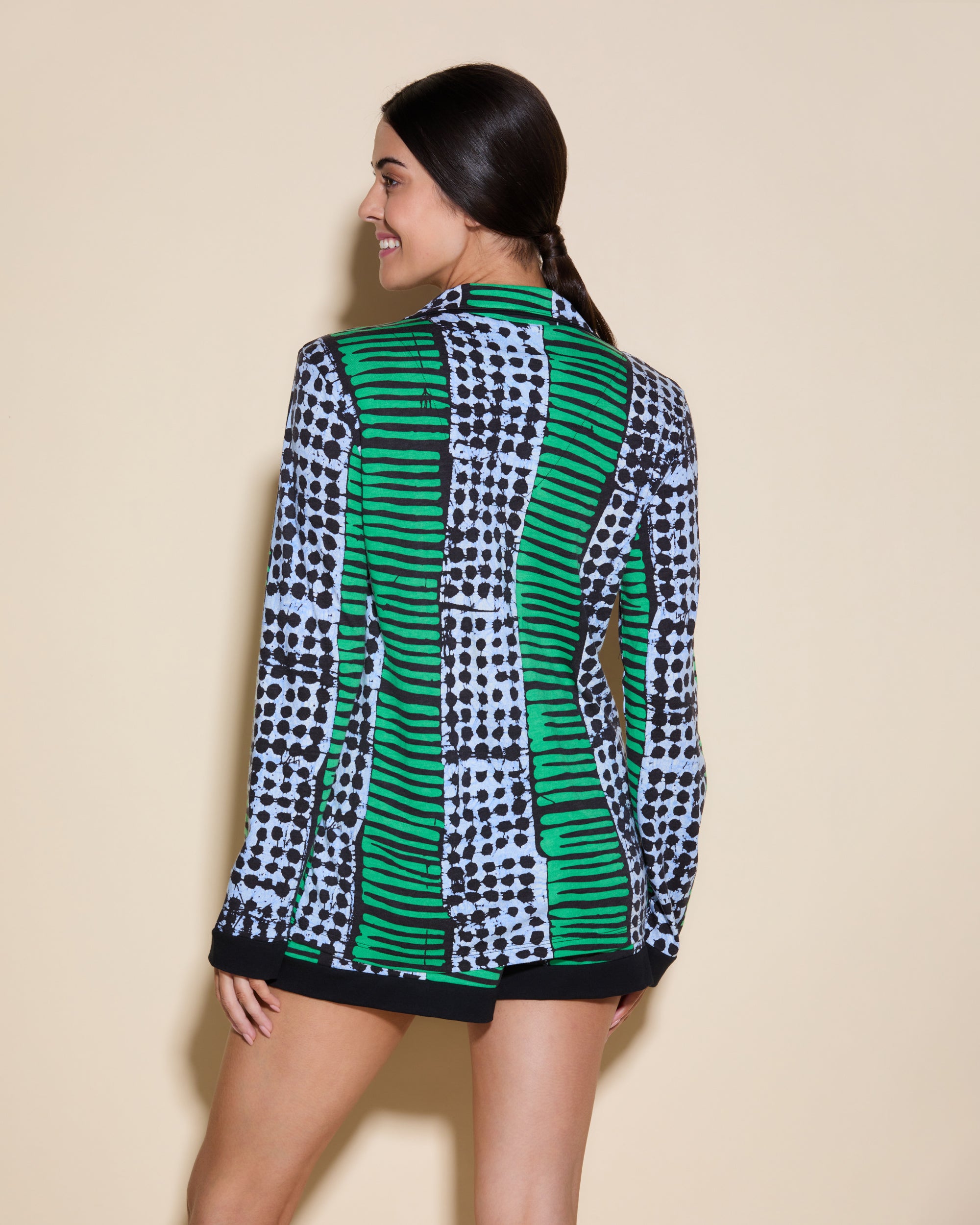 Gedruckt Set - Bella Printed Boxer-Short Pyjama-Set