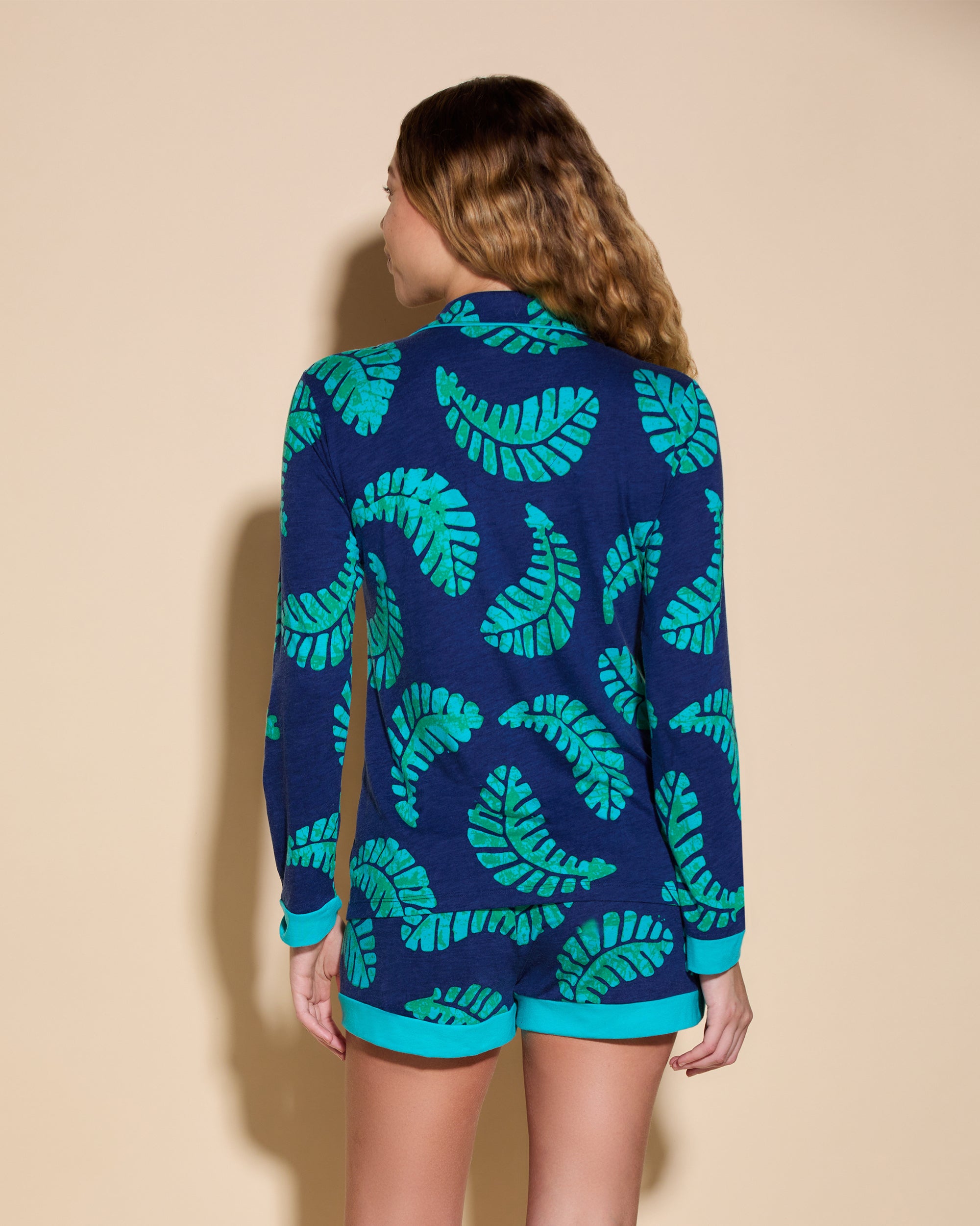 Imprimé Ensemble - Bella Printed Ensemble De Boxer Pyjama Court