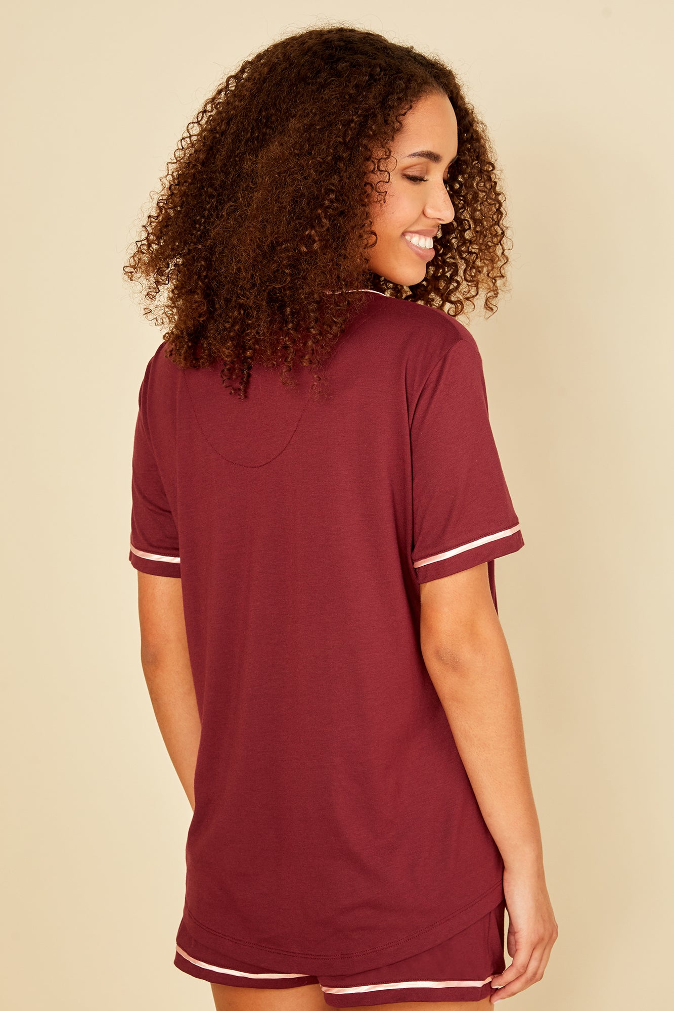 Red Top - Bella Short Sleeve Top