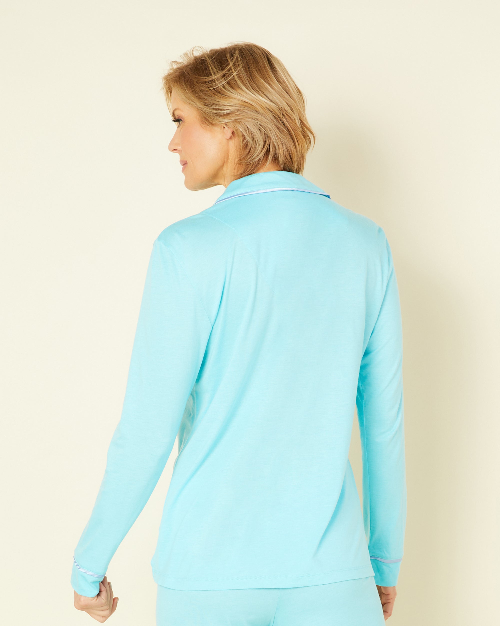 Green Top - Bella Long Sleeve Pajama Top