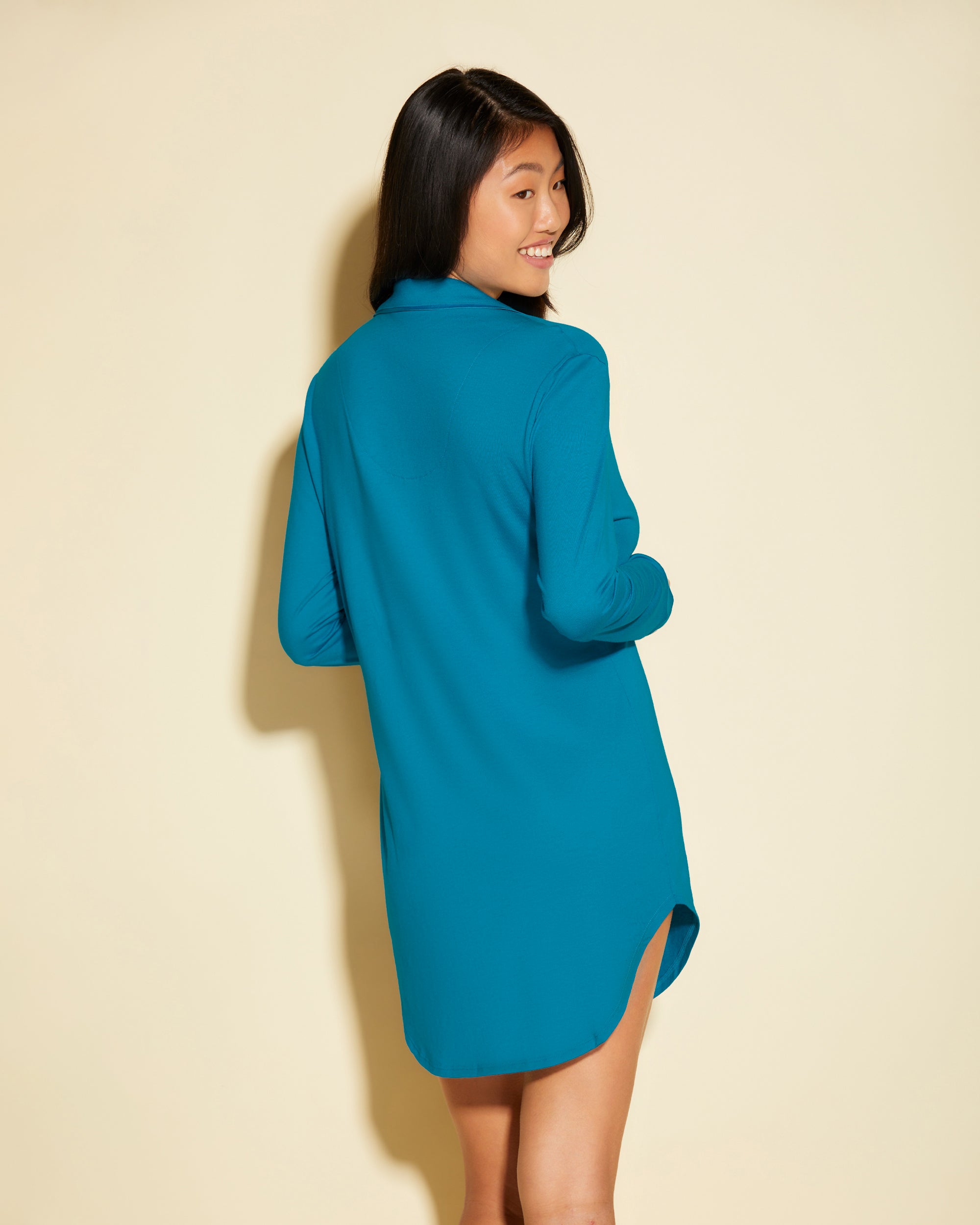 Blau Shirt - Bella Nachthemd