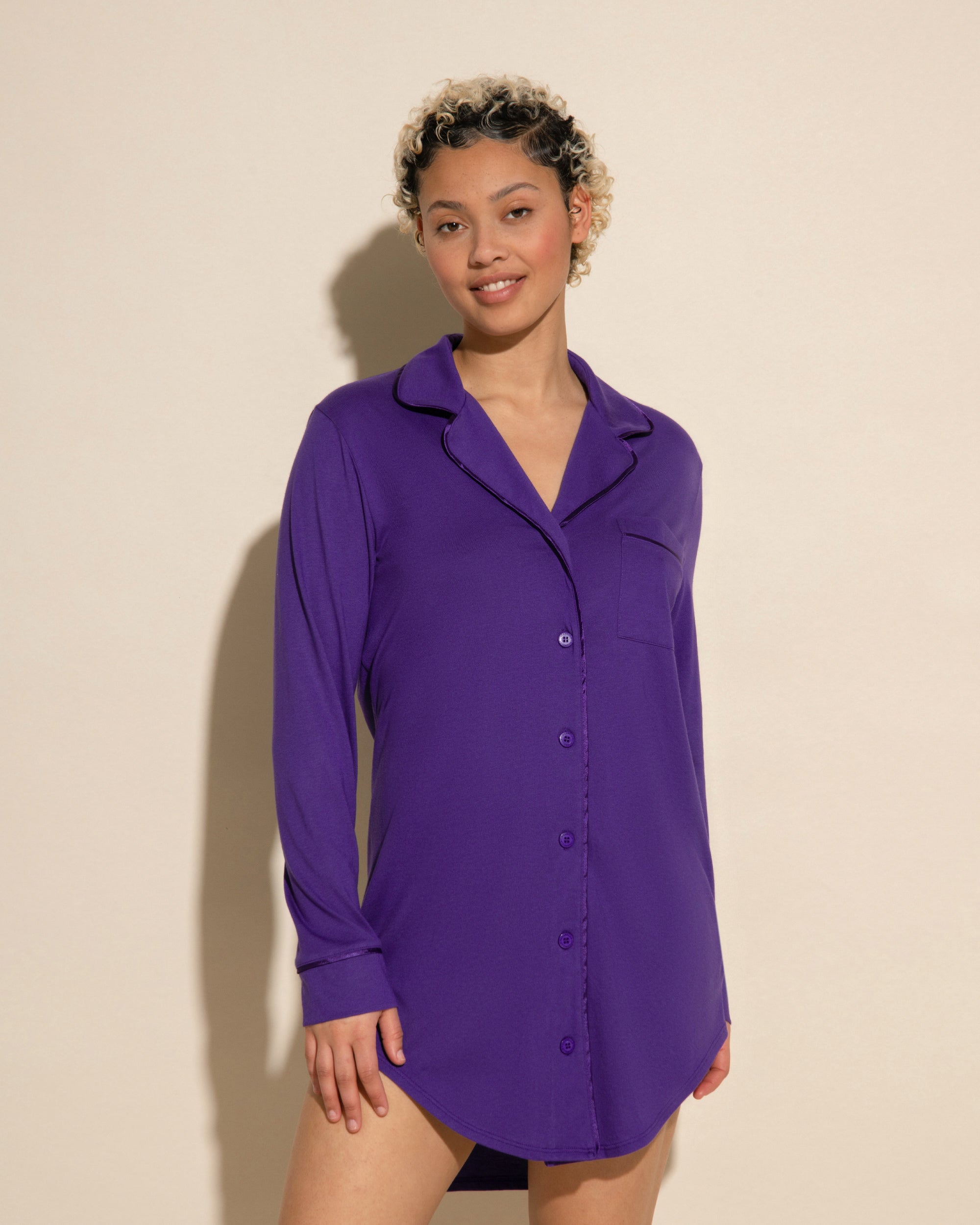 Púrpura Camisas - Bella Camisón