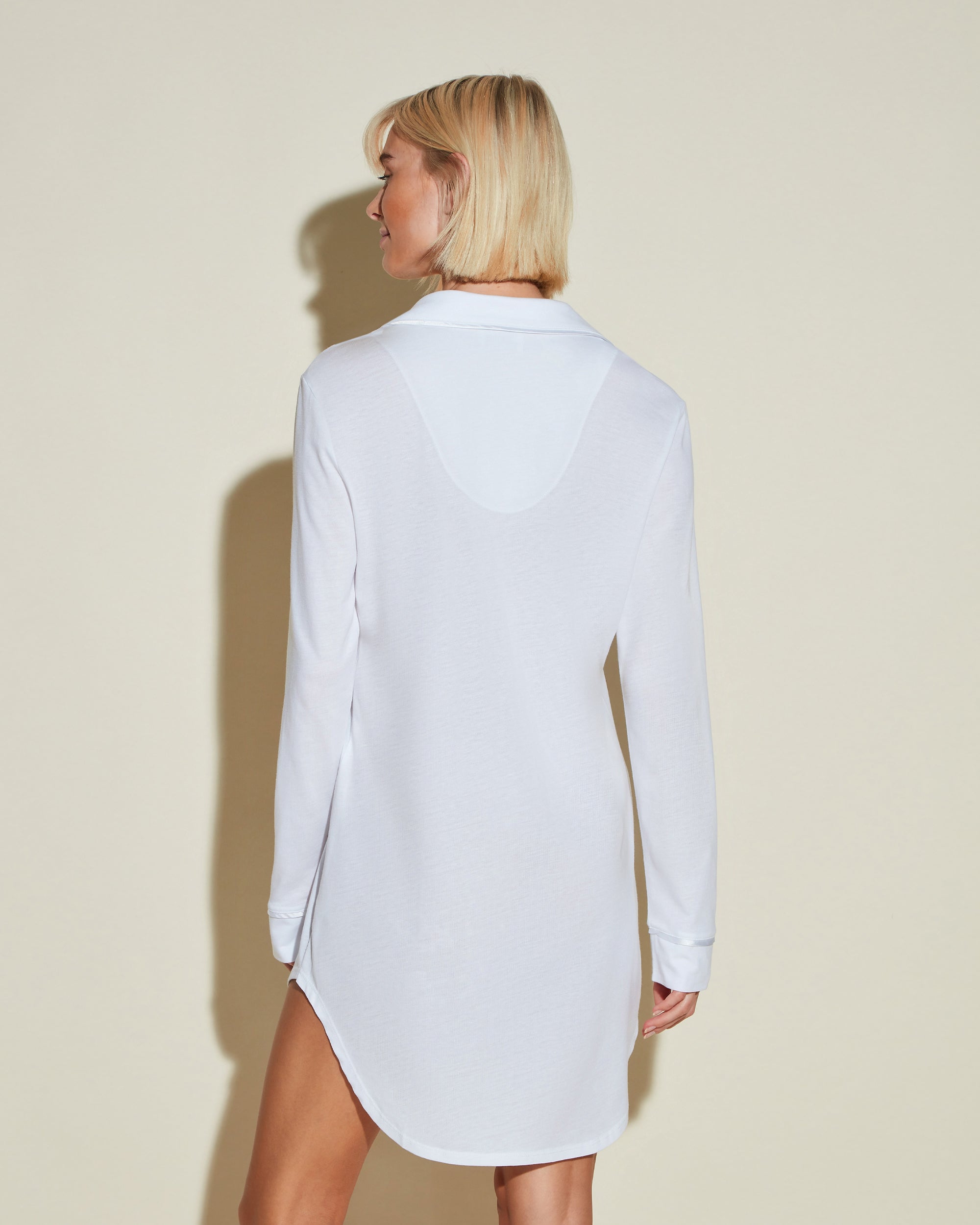 Bianco Maglie - Bella Camicia Da Notte