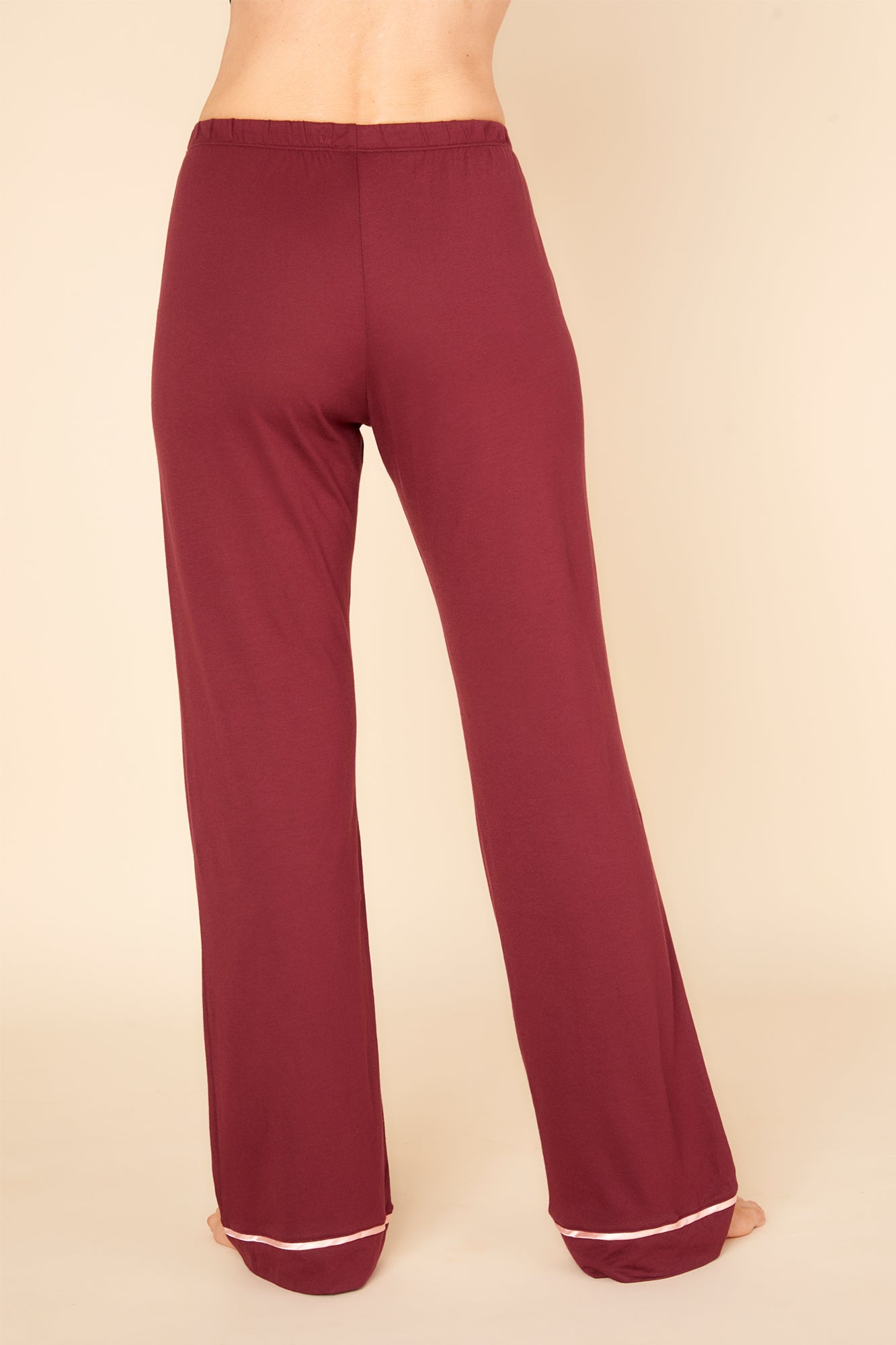 Rot Hose - Bella Pyjama-Hose