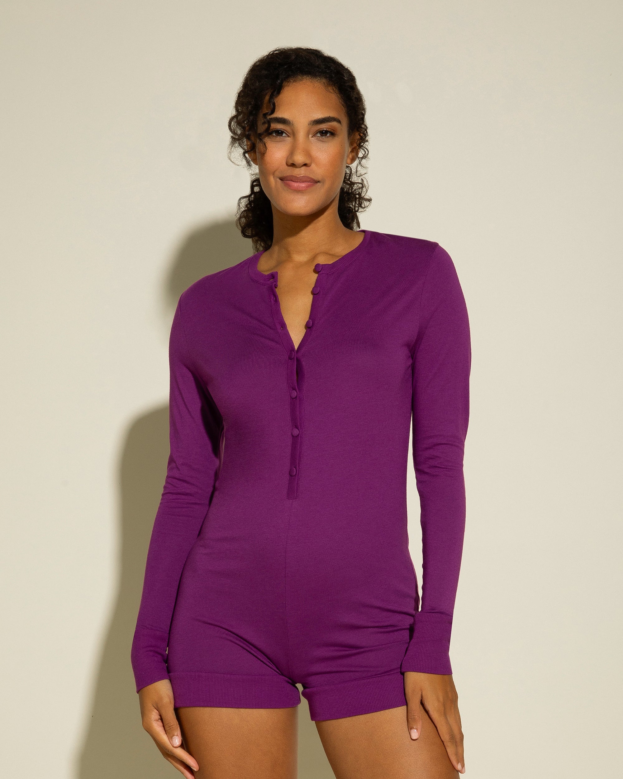 Purple Jumpsuit - Bella Romper PJ