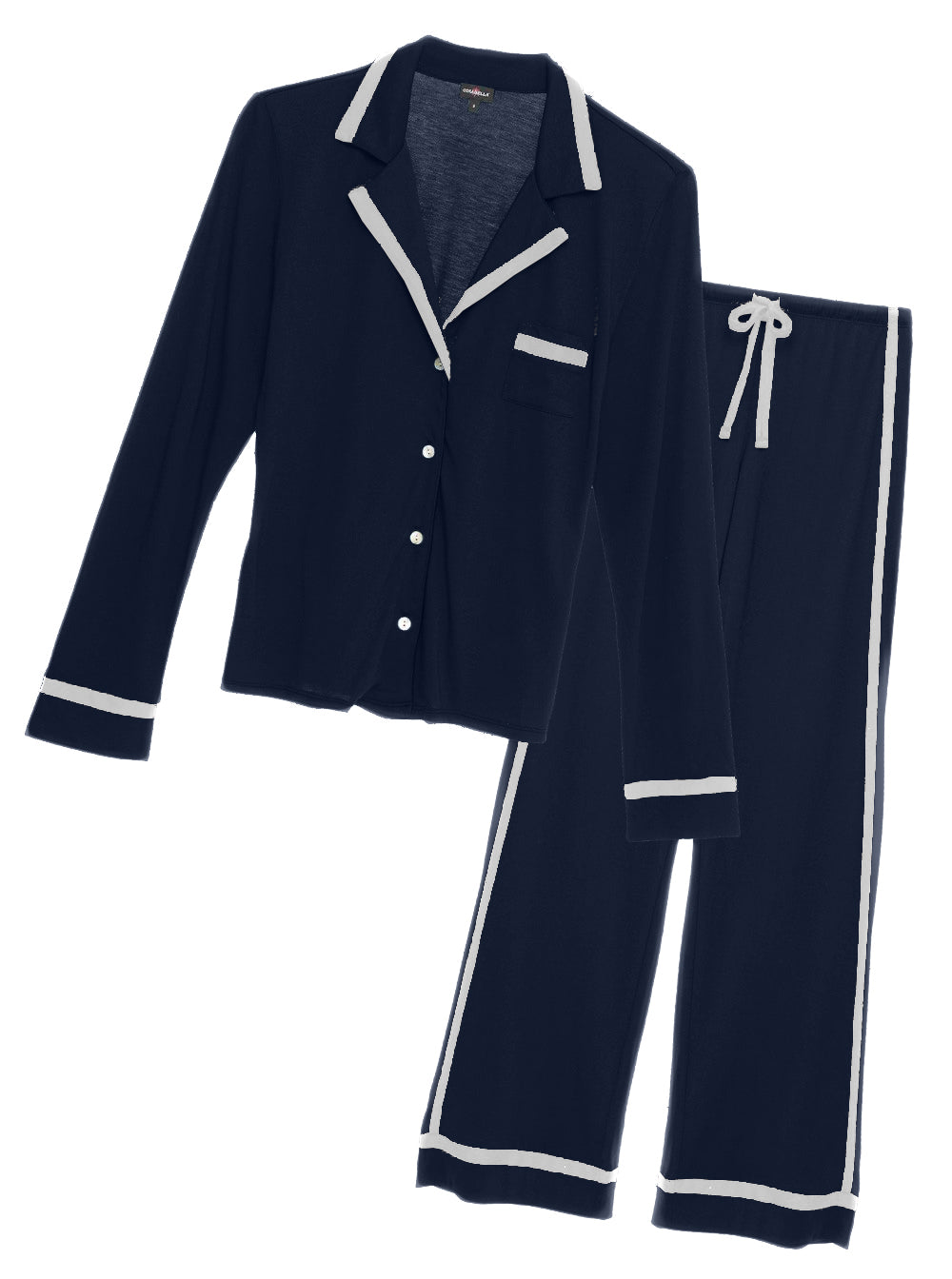 Blue Set - Bella Long Sleeve Top & Pant Pajama Set